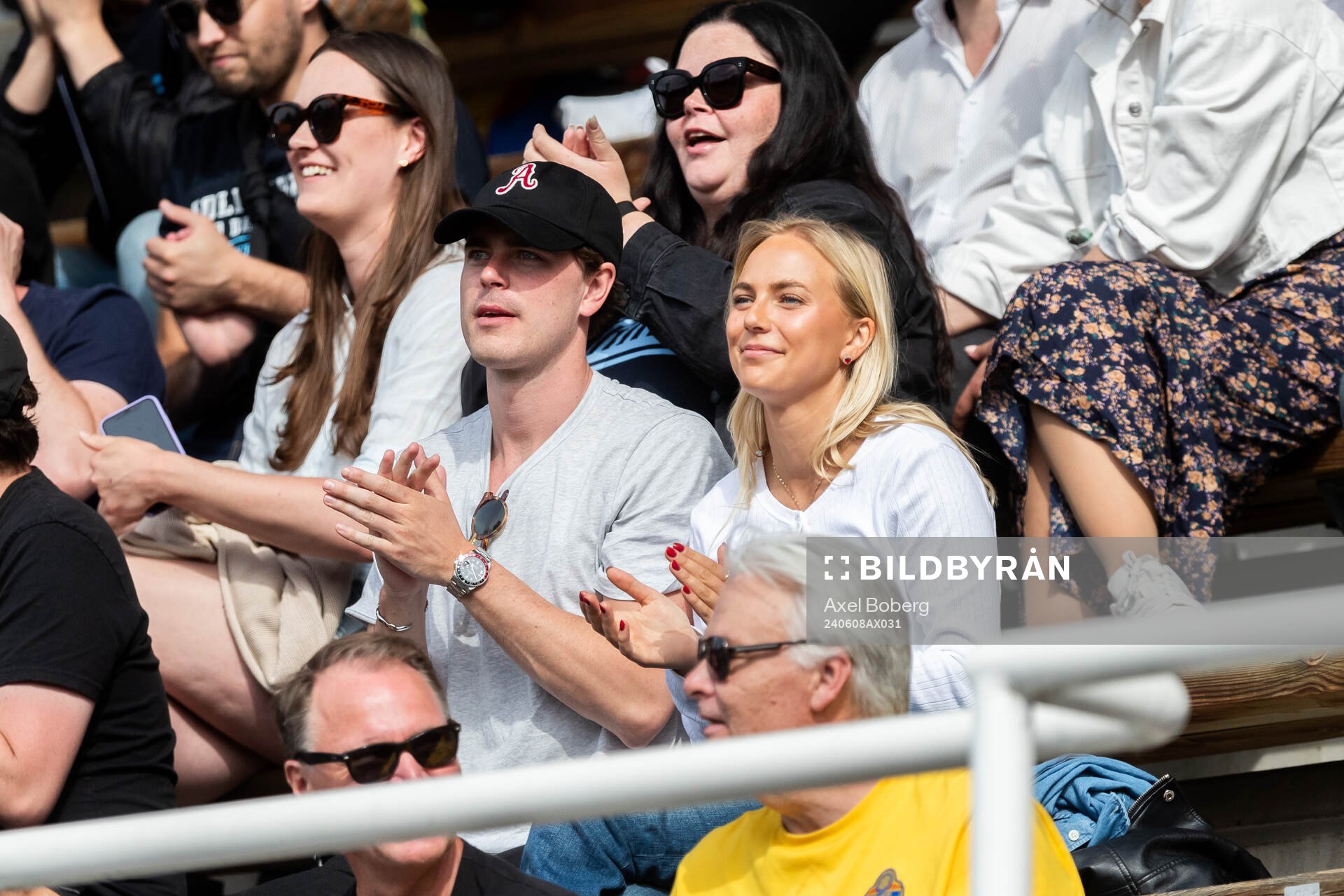 Djurgårdens Sara Lilja Vidlund på läktaren