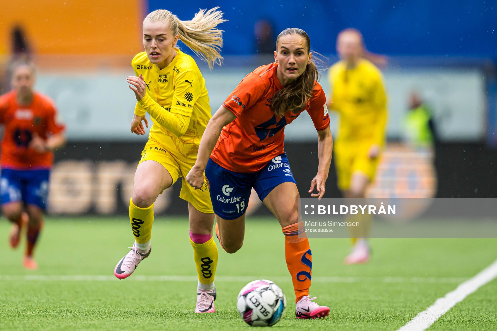 Andrea Karoline Nymo Holmstrøm of Bodø/Glimt and Maria