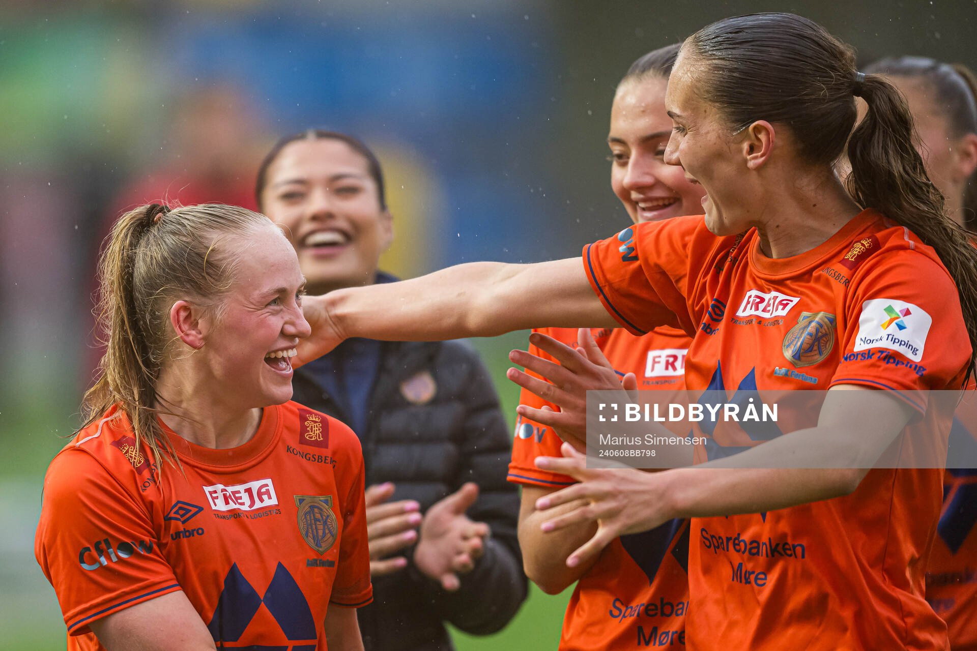 Ingeborg Skretting and Hanna Bråten Gravem of AaFK Fortuna