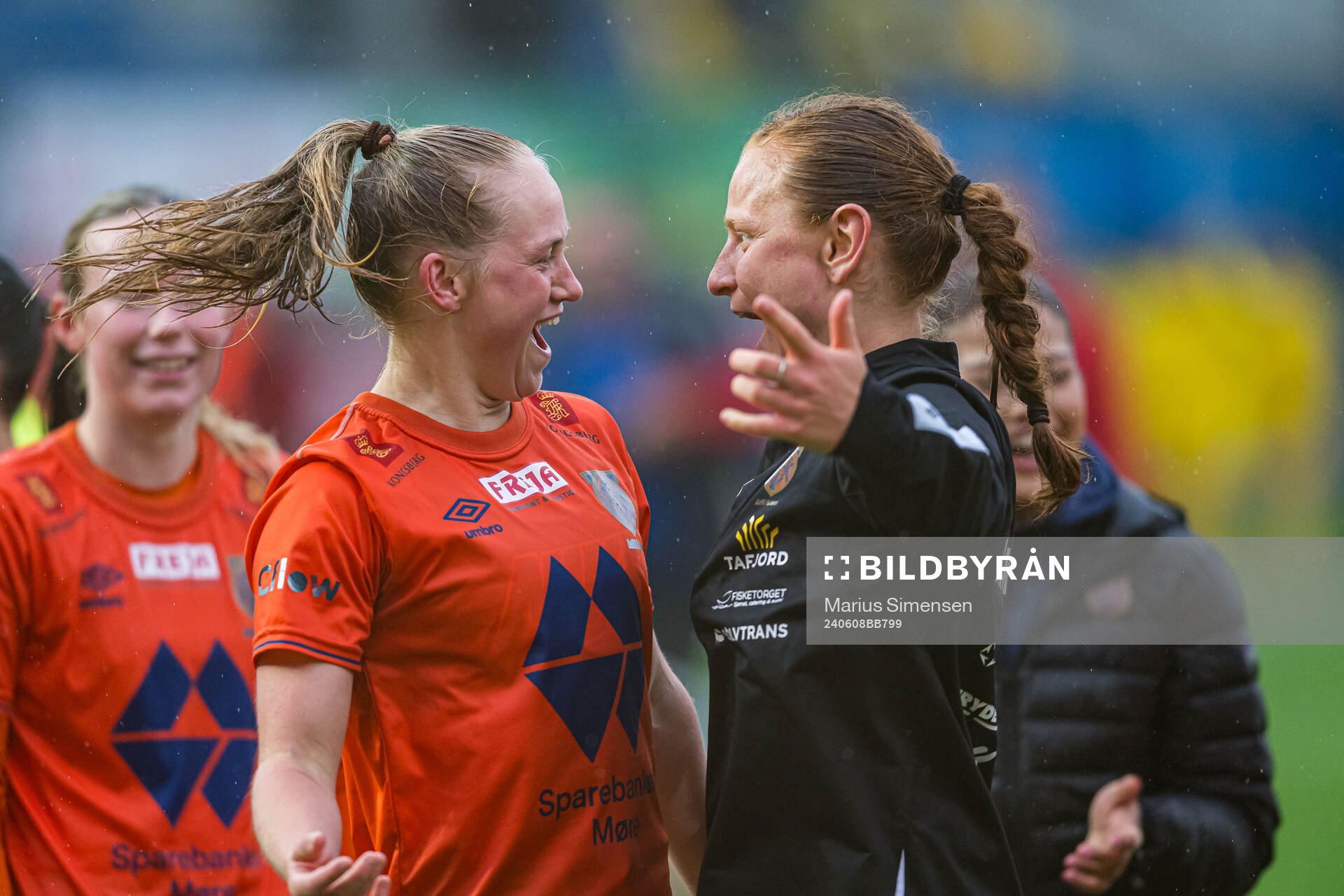 Ingeborg Skretting and Laura Gashi of AaFK Fortuna