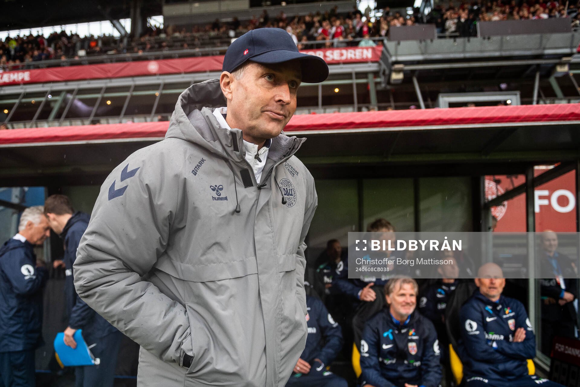 Head coach Kasper Hjulmand of Denmark
