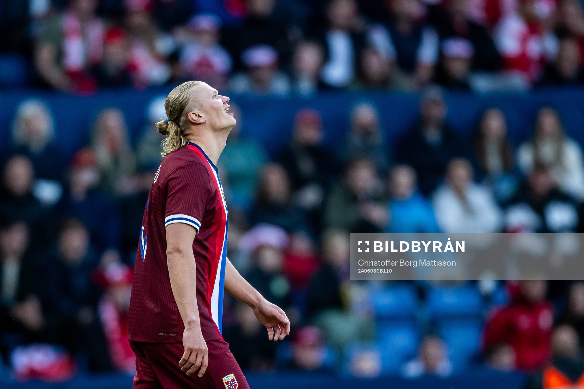 Erling Braut Haaland of Norway looks dejected