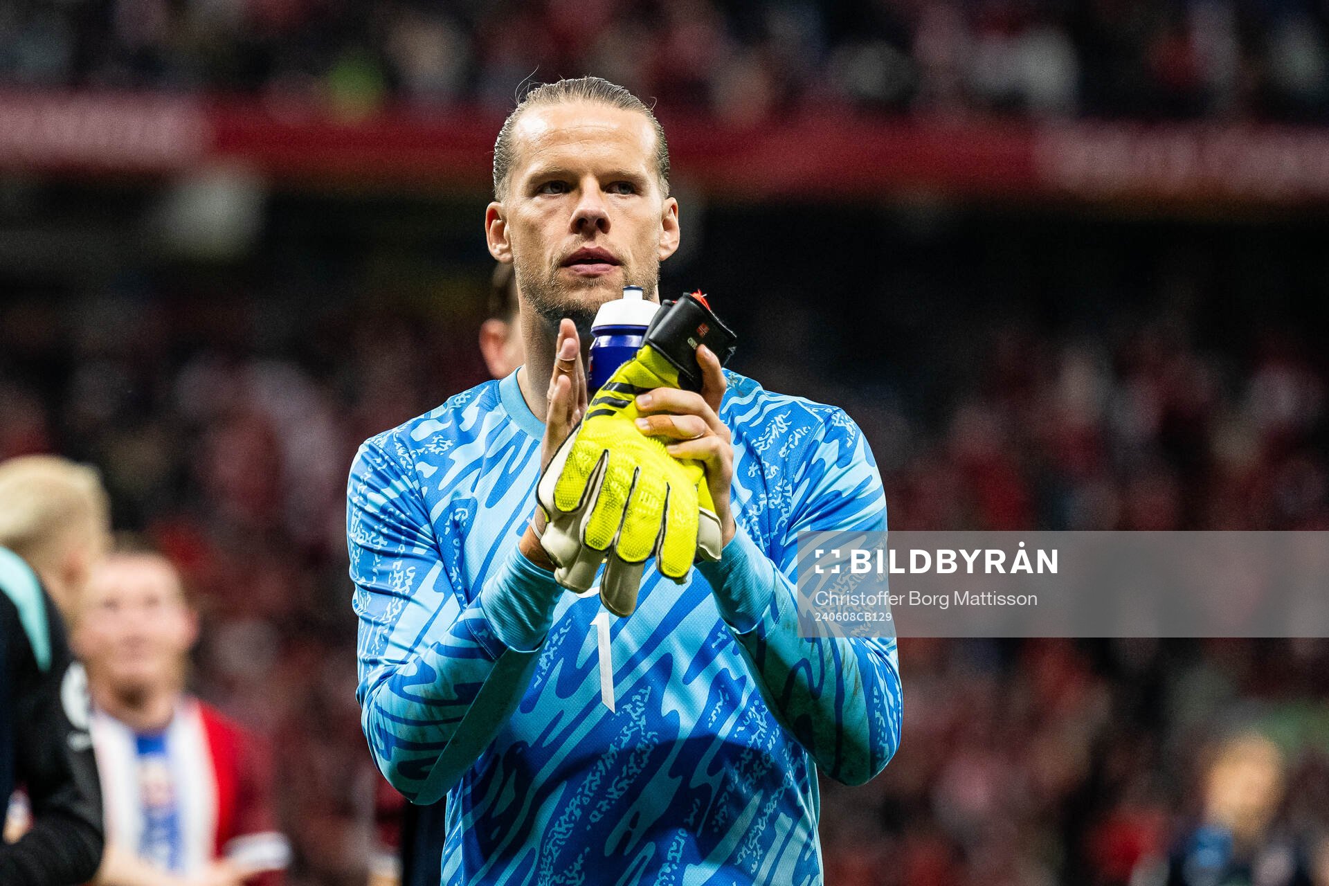 Goalkeeper Ørjan Håskjold Nyland of Norway