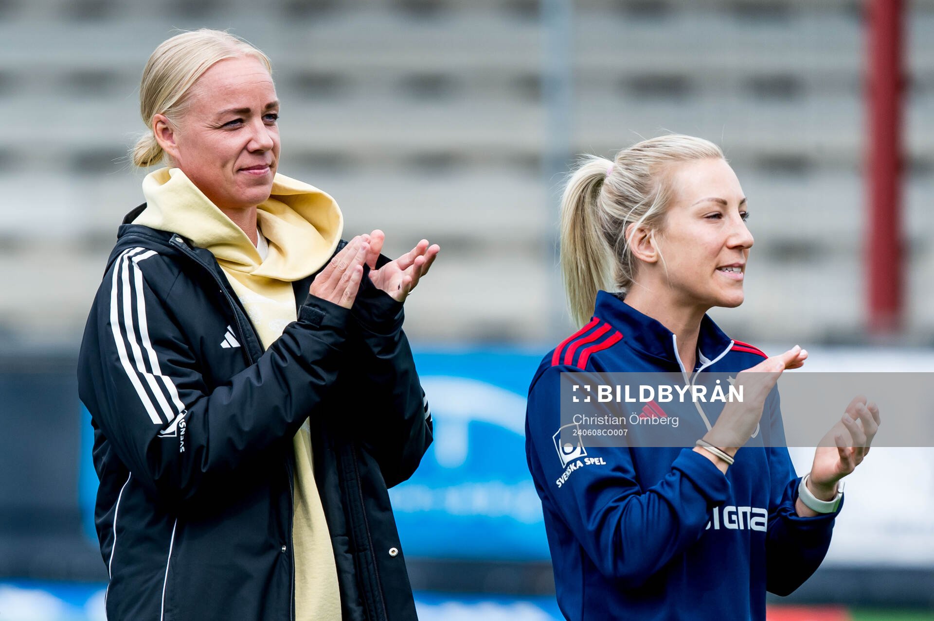FC Rosengårds Caroline Seger och Mia Persson