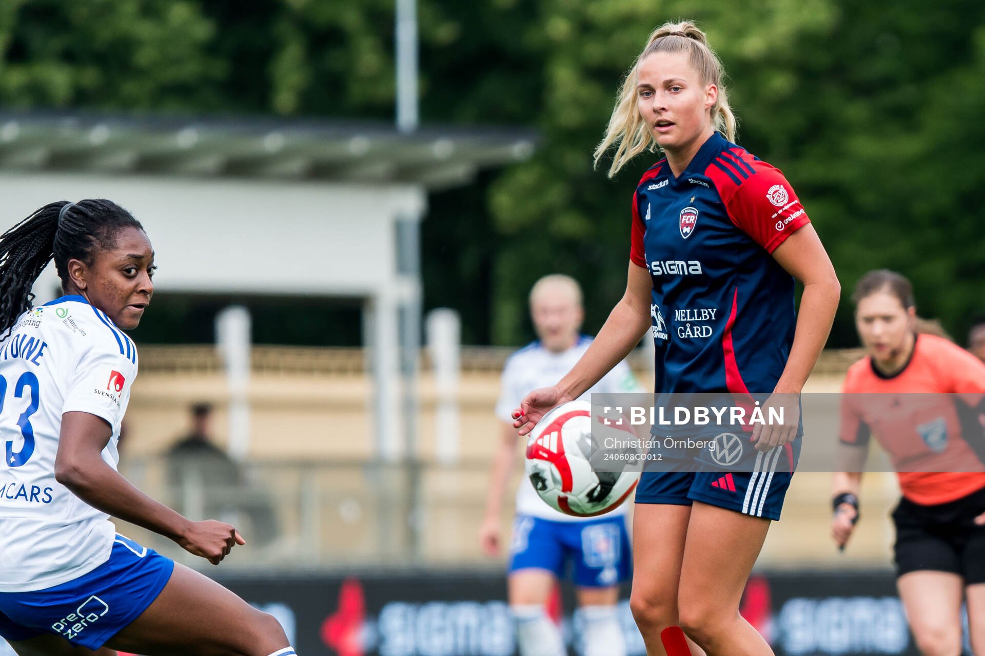IFK Norrköpings Maya Aliyah Antoine och FC Rosengårds