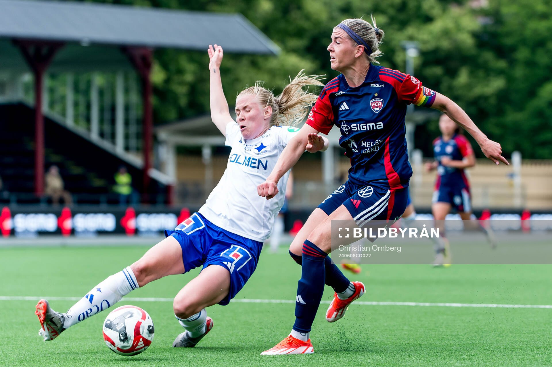 IFK Norrköpings Elin Rombing och FC Rosengårds Olivia