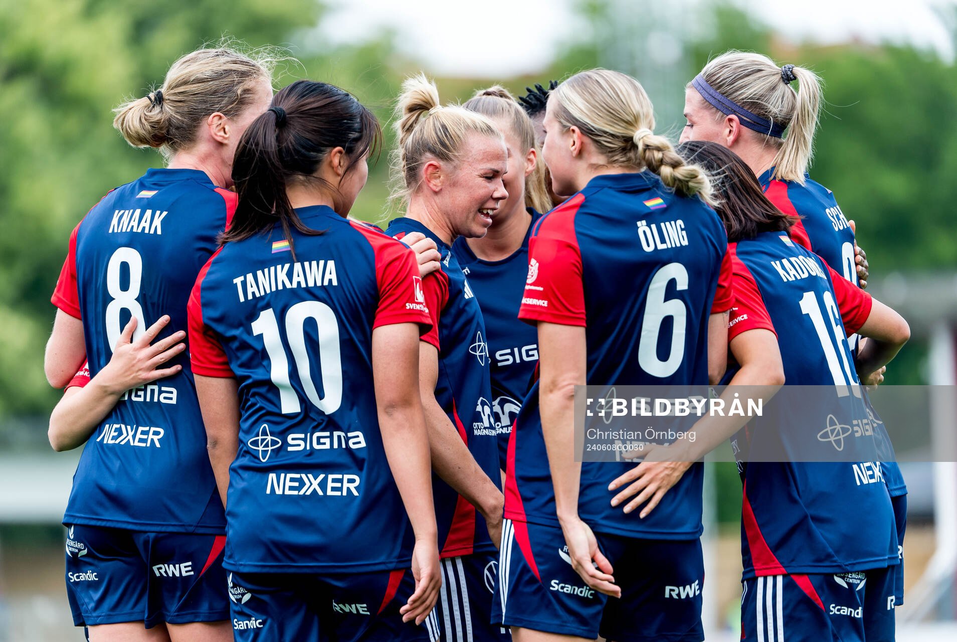 FC Rosengårds Jessica Wik jublar