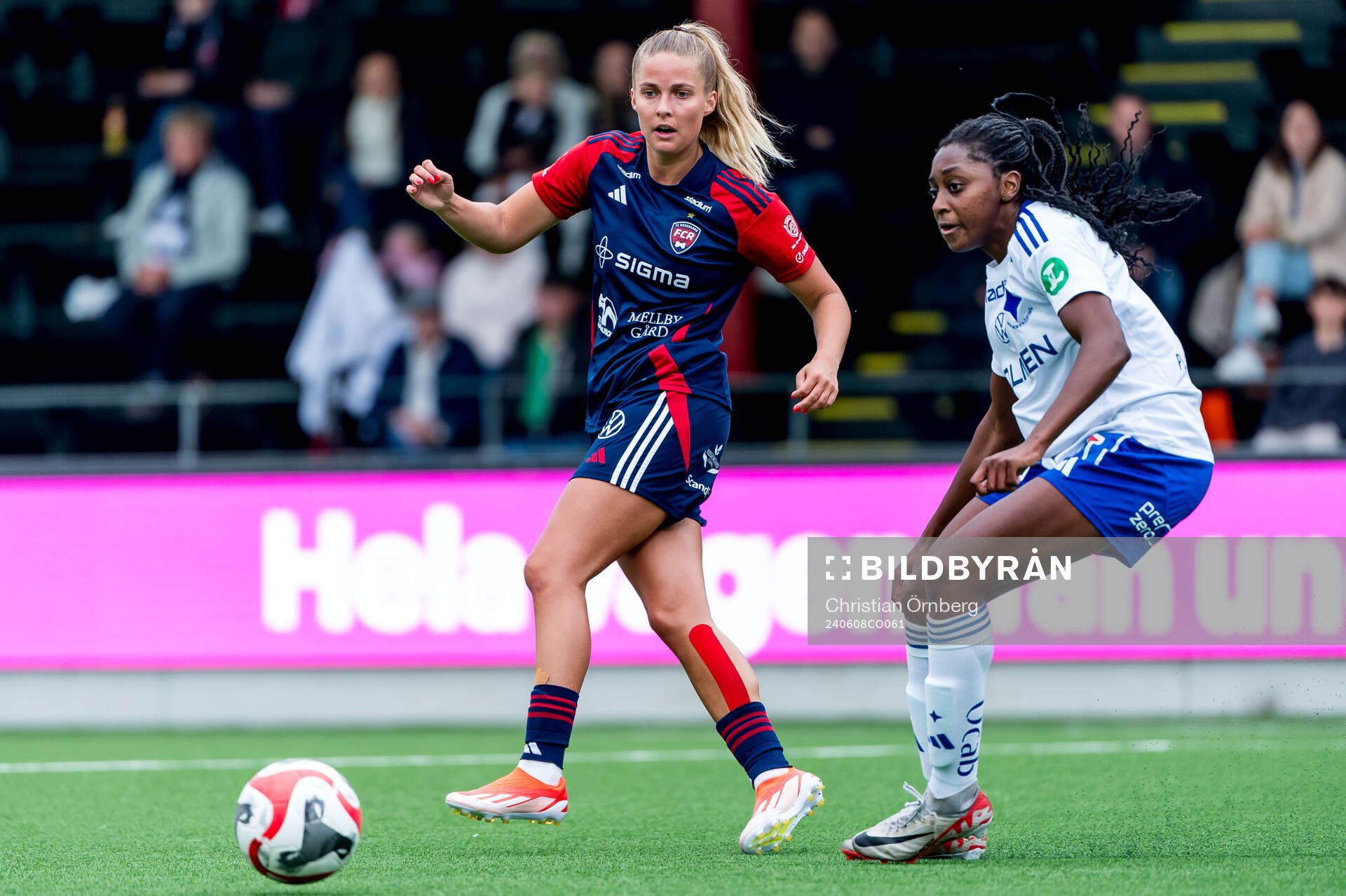 FC Rosengårds Olivia Holdt och IFK Norrköpings Maya