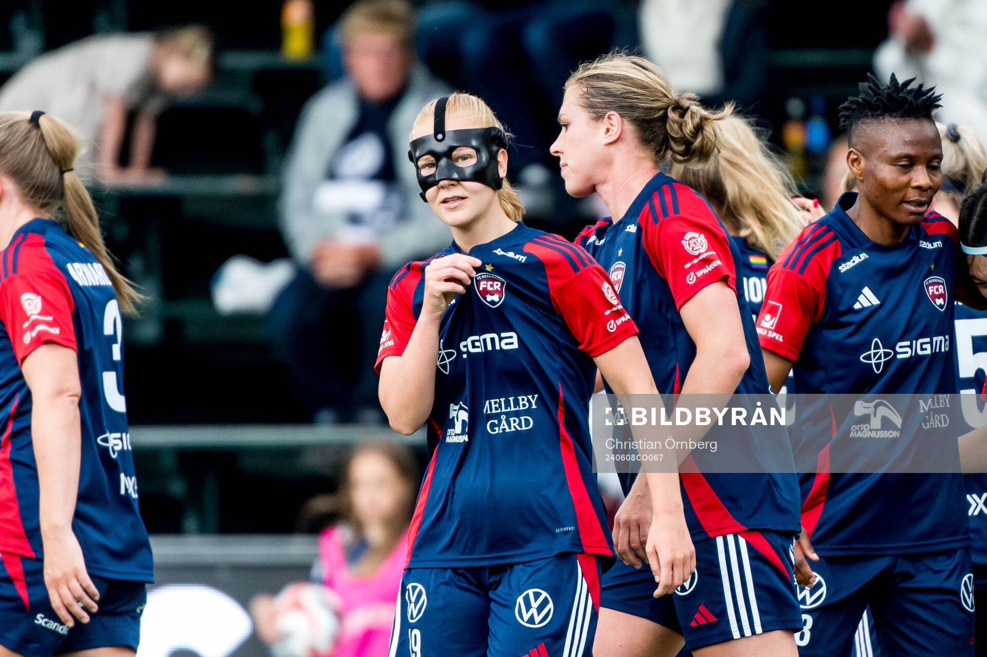FC Rosengårds Sofie Bruun Bredgaard jublar