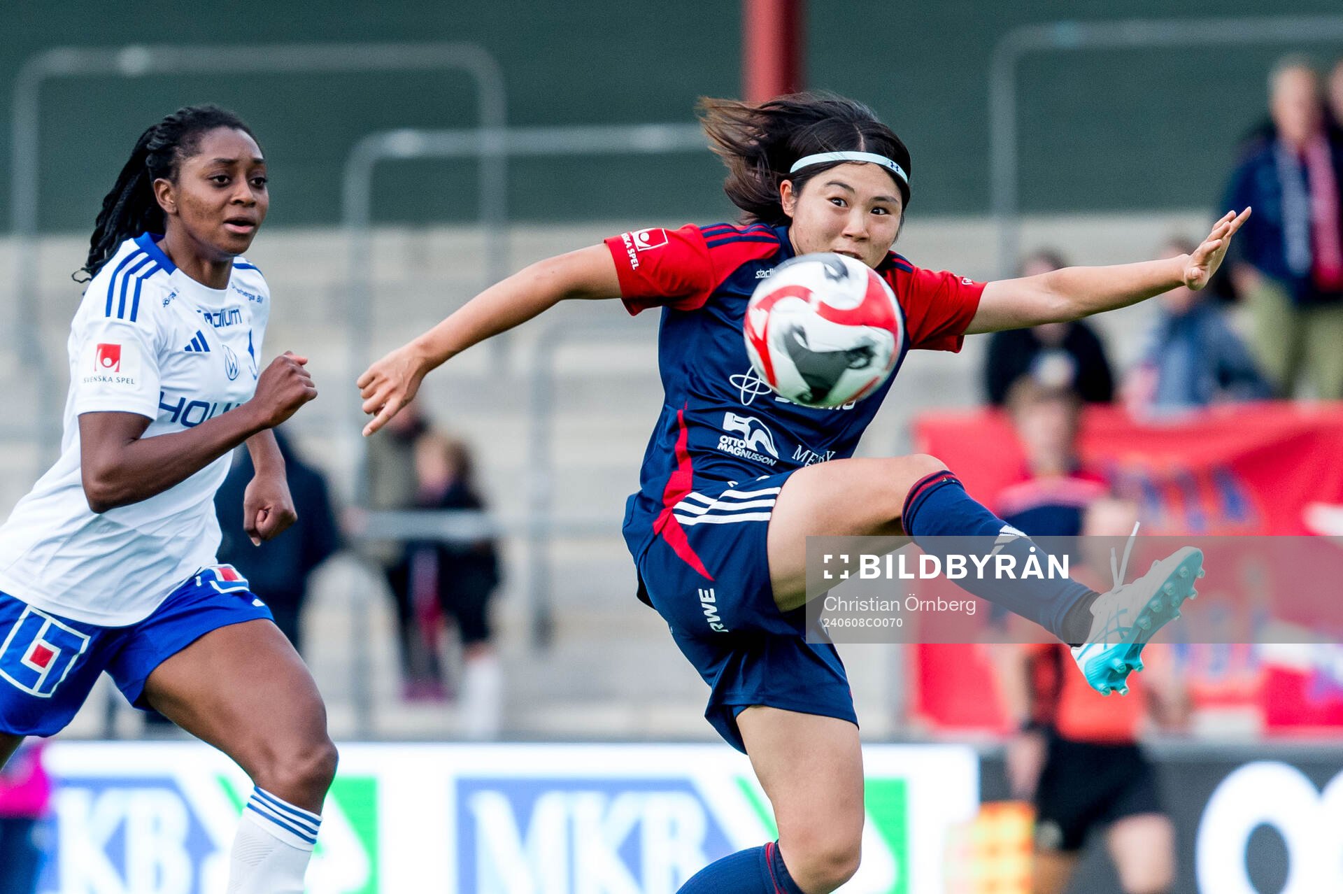 IFK Norrköpings Maya Aliyah Antoine och FC Rosengårds Mai