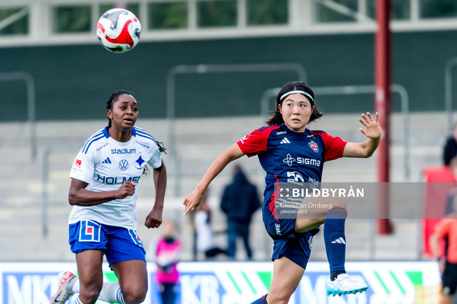 IFK Norrköpings Maya Aliyah Antoine och FC Rosengårds Mai