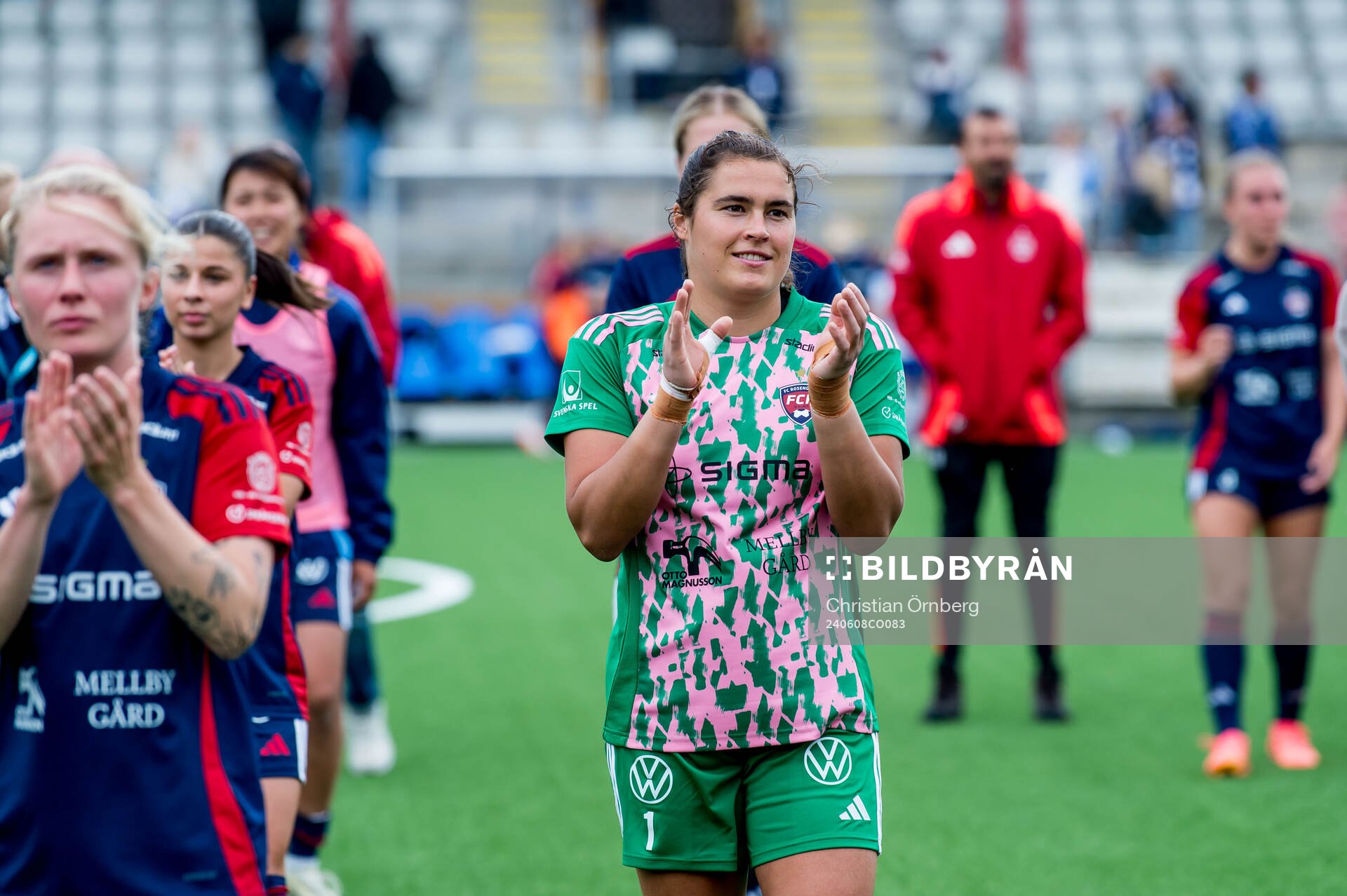FC Rosengårds målvakt Eartha Cumings