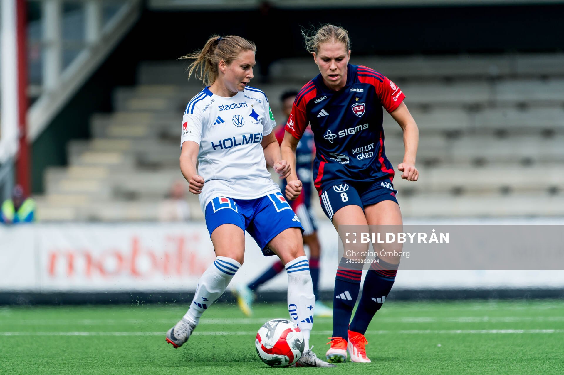 IFK Norrköpings Fanny Andersson och FC Rosengårds Rebecca