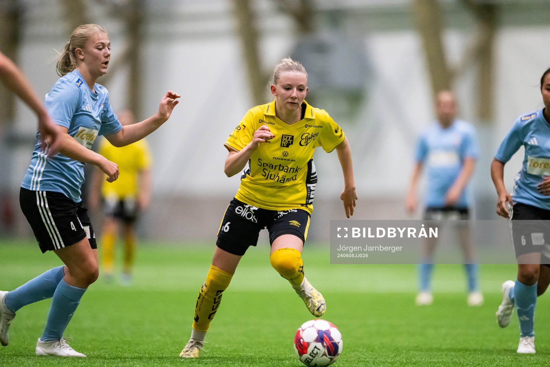 Boo FFs Nora Boldt och Elfsborgs Hanna Gunnarsson