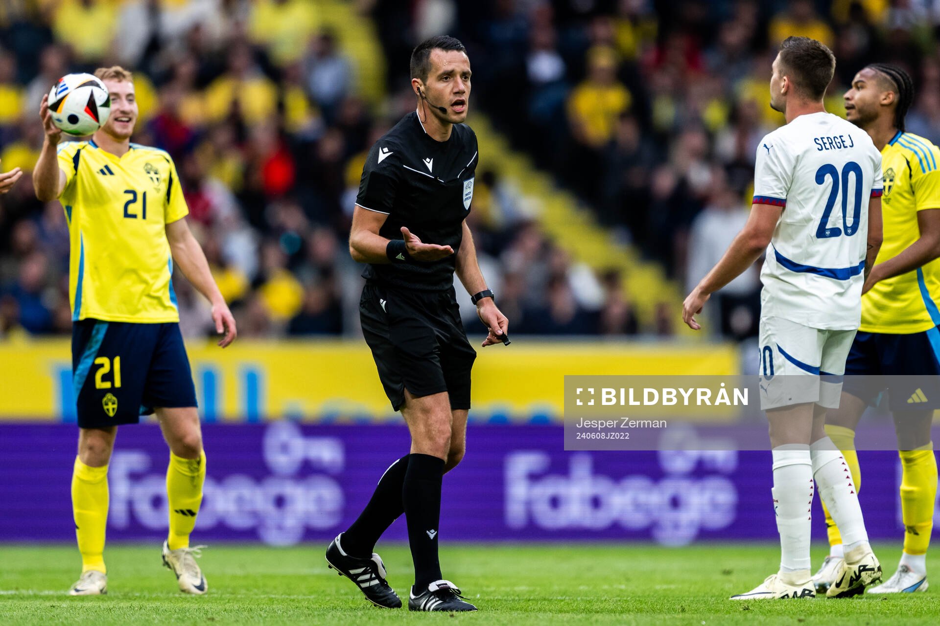 Referee Jaspar Vergoote