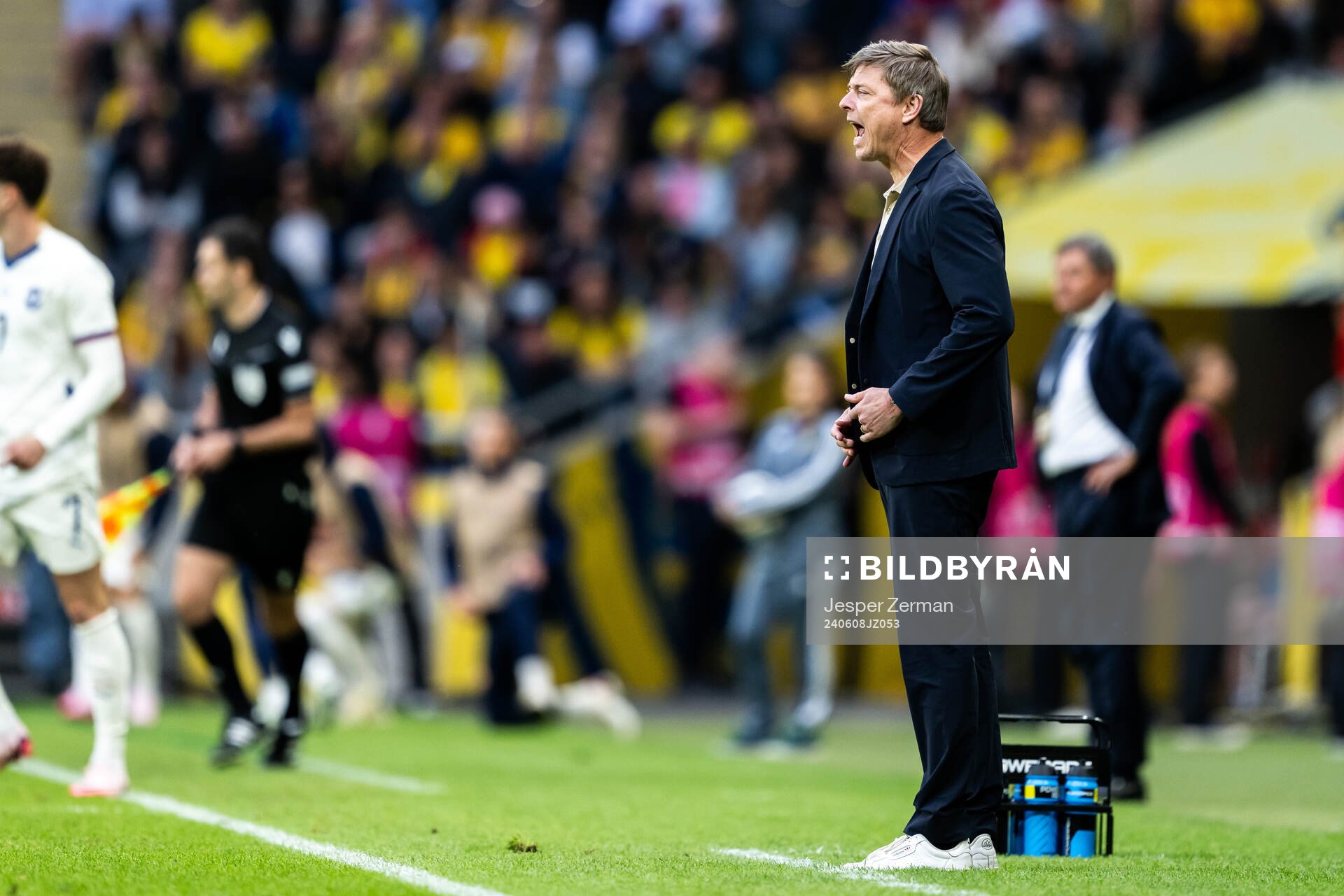 Head coach Jon Dahl Tomasson of Sweden