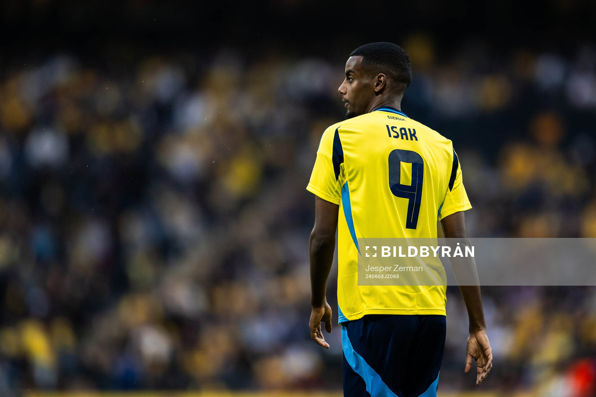 Alexander Isak of Sweden