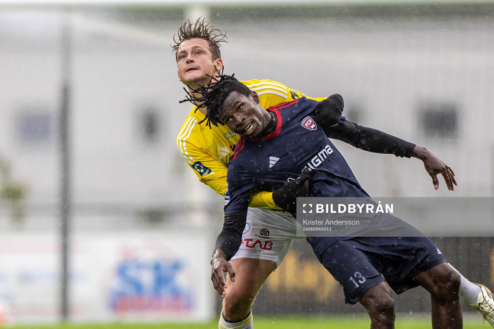 Falkenbergs Noel Hansson och Rosengårds Kelvin Emmanuel