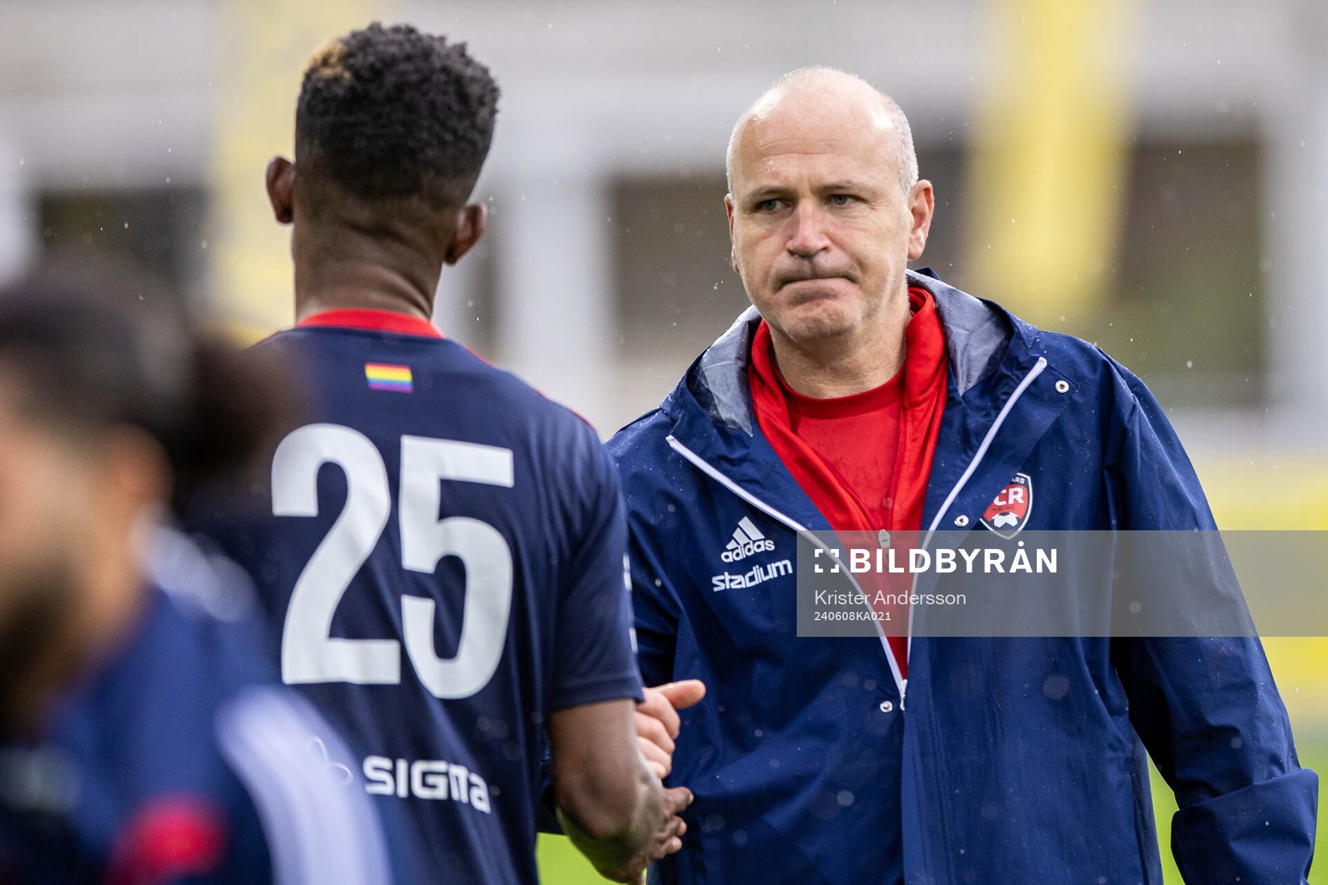 Rosengårds tränare Halda Kabil deppar