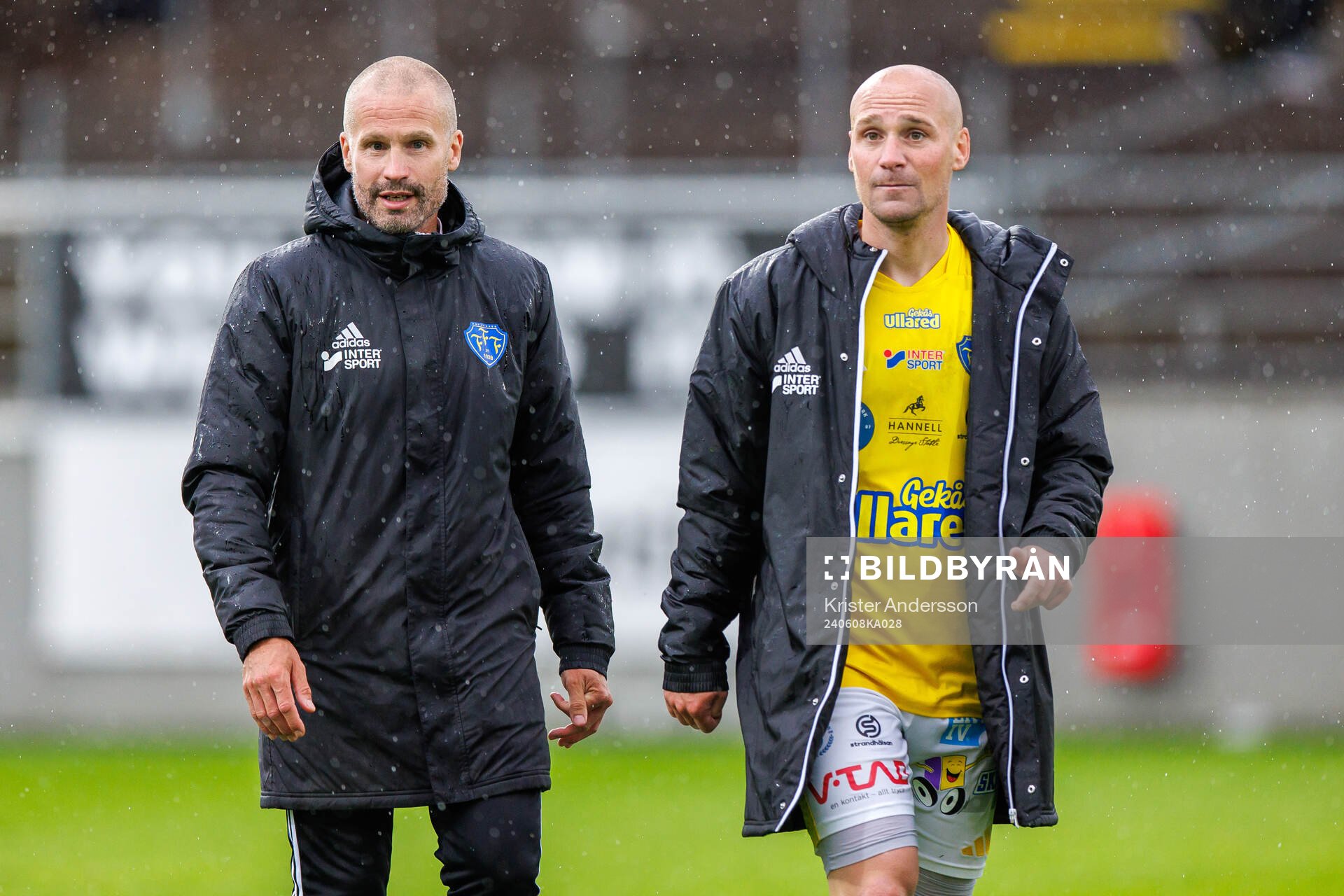 Falkenbergs tränare Christoffer Andersson och Christoffer