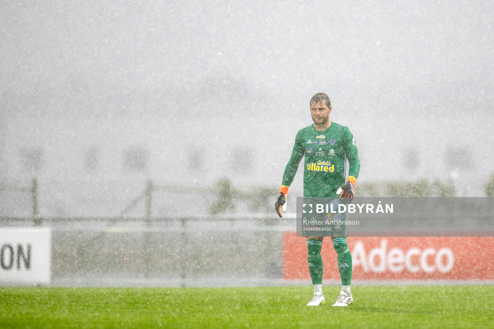 Falkenbergs målvakt Anton Andersson