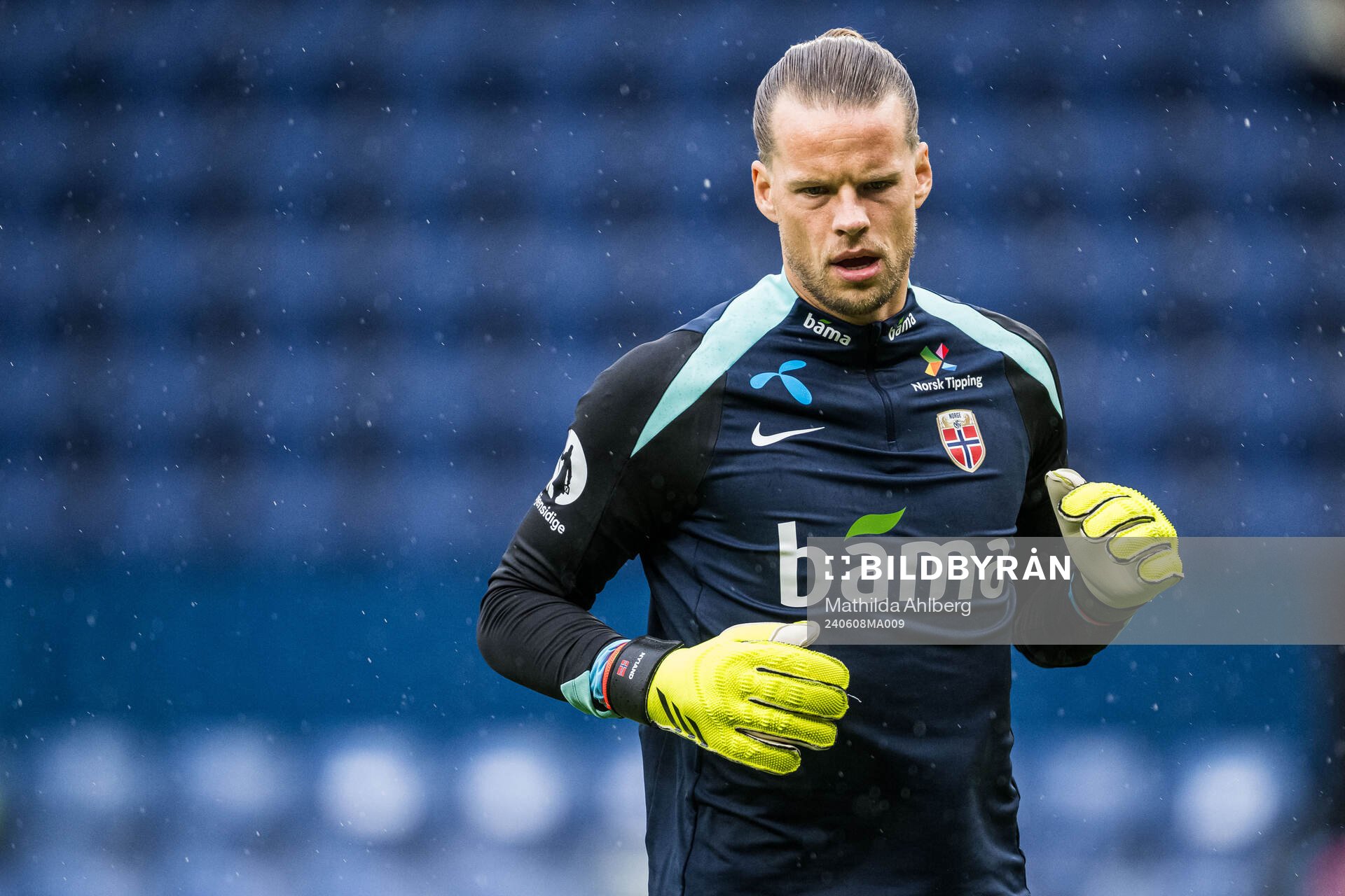 Goalkeeper Ørjan Håskjold Nyland of Norway
