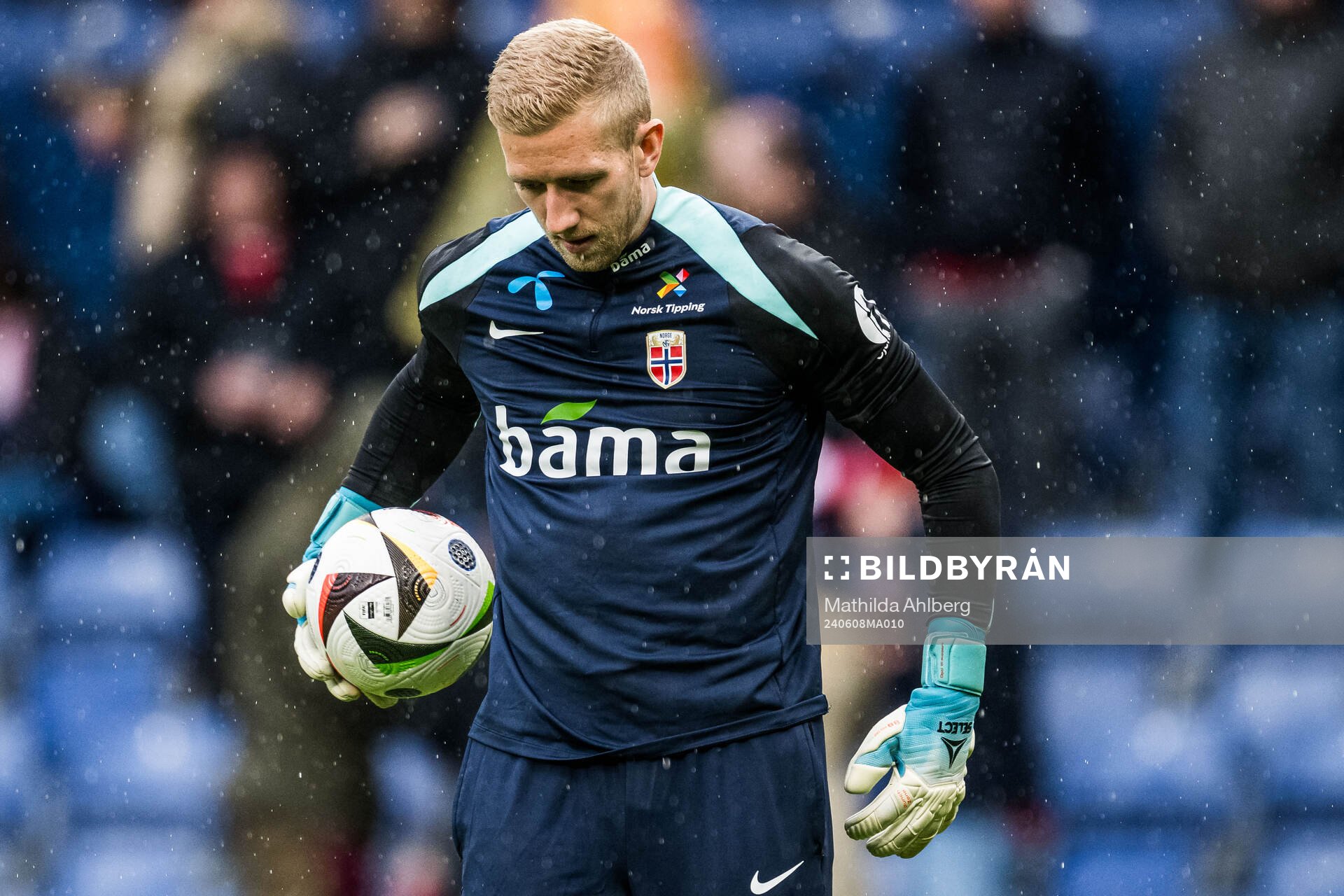 Goalkeeper Egil Selvik of Norway