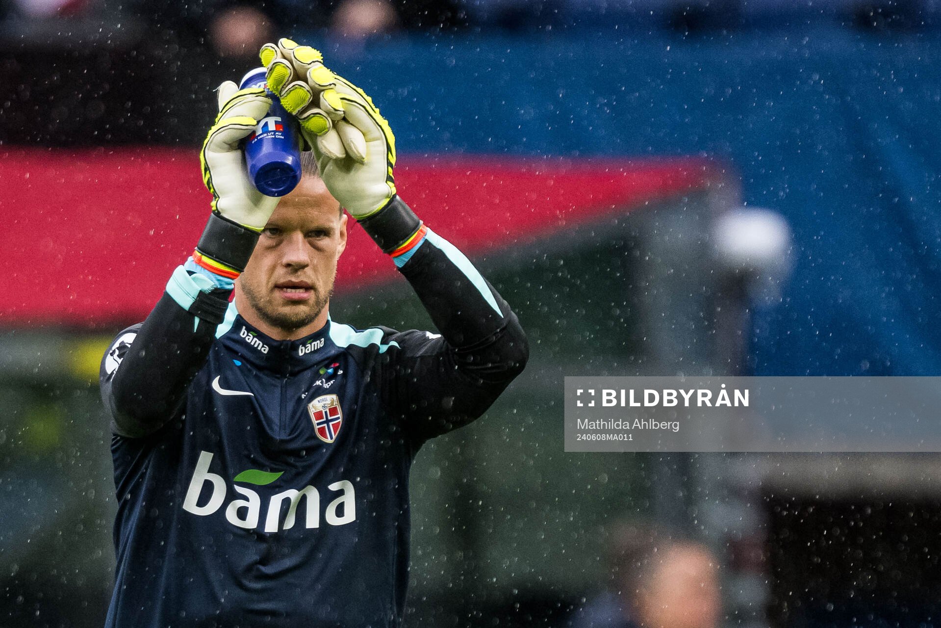 Goalkeeper Ørjan Håskjold Nyland of Norway