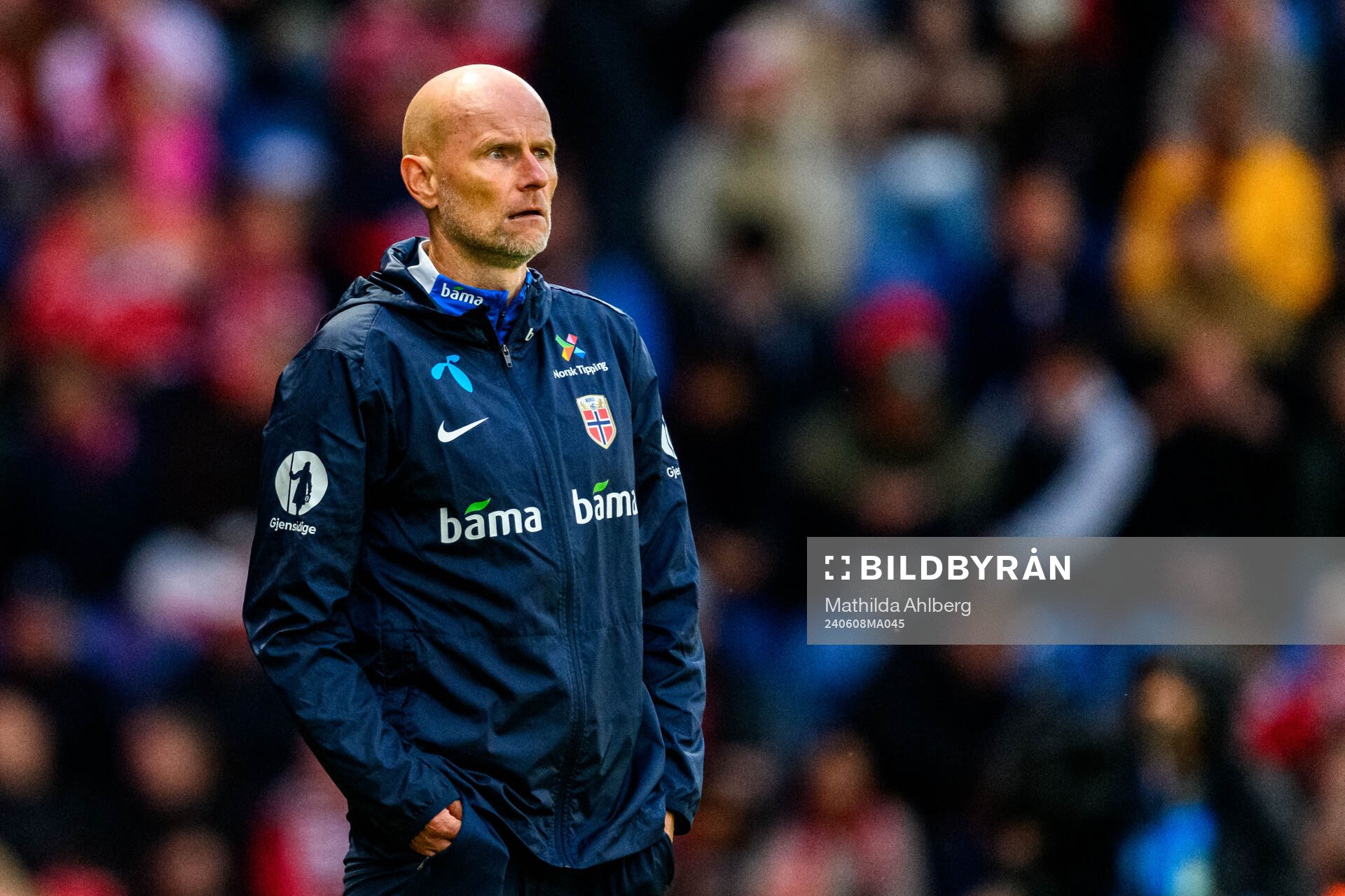 Head coach Ståle Solbakken of Norway