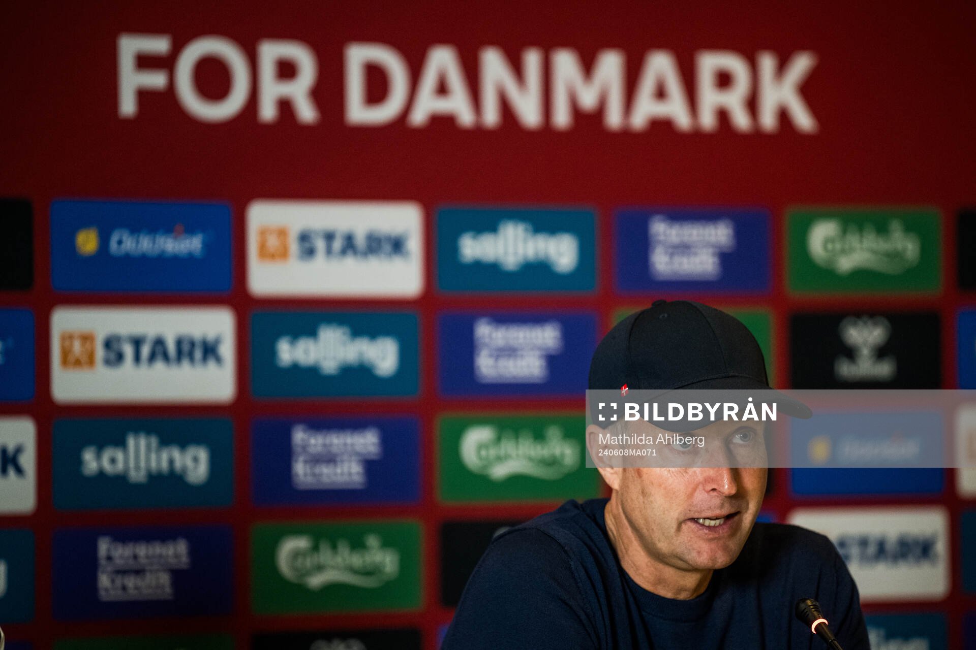 Head coach Kasper Hjulmand of Denmark