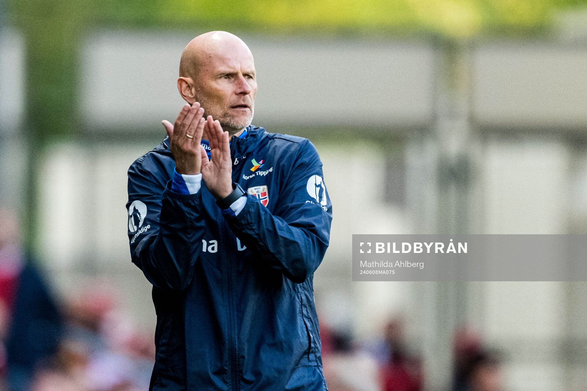 Head coach Ståle Solbakken of Norway
