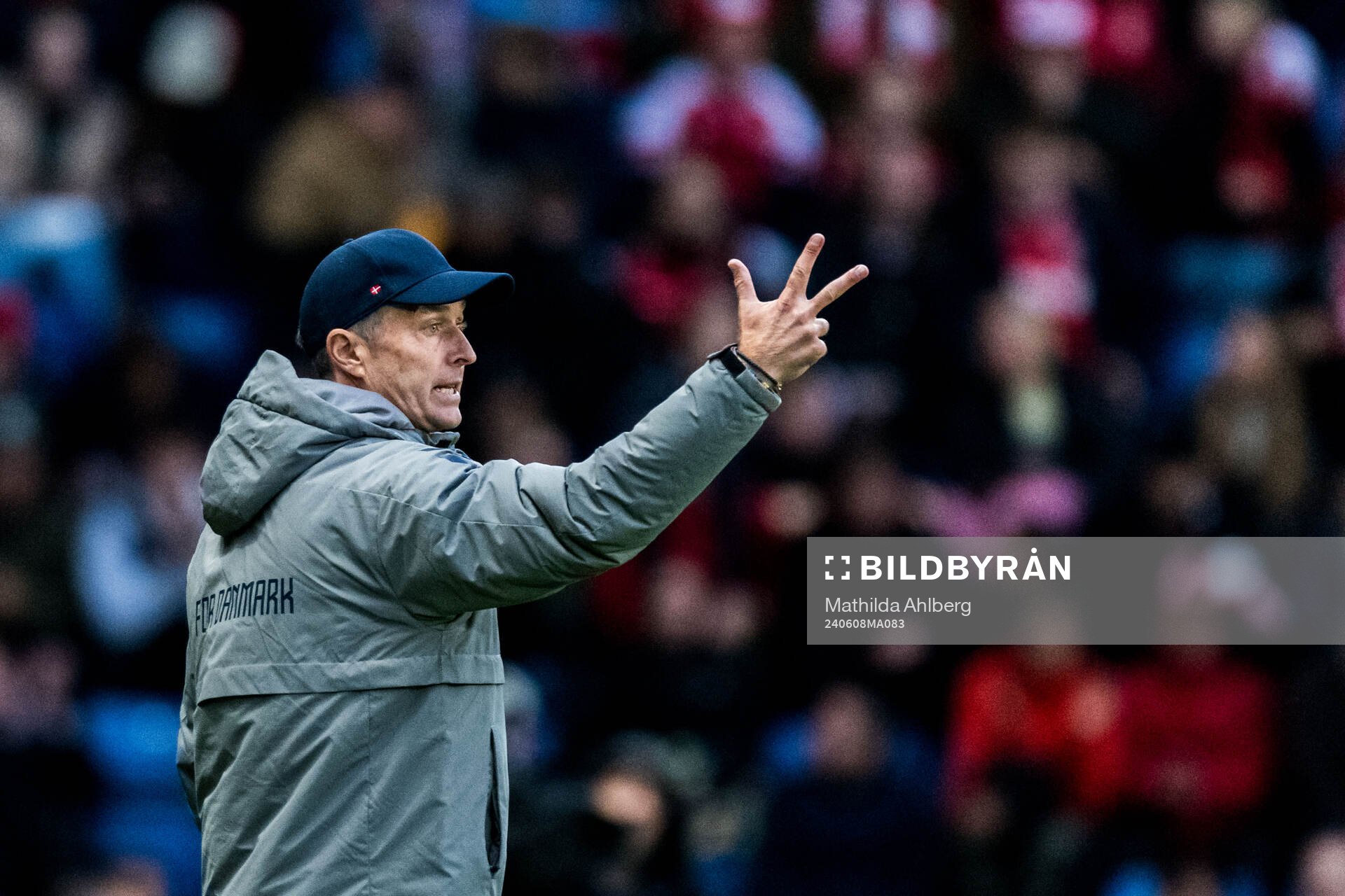 Head coach Kasper Hjulmand of Denmark