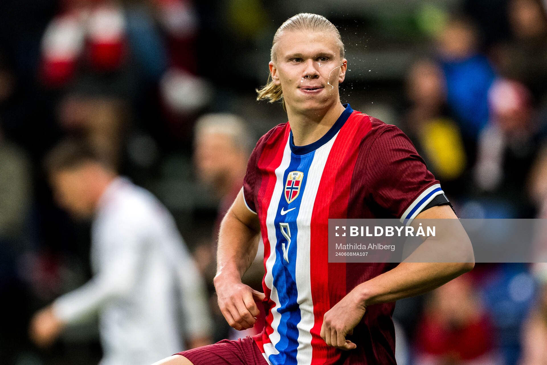 Erling Braut Haaland of Norway looks dejected