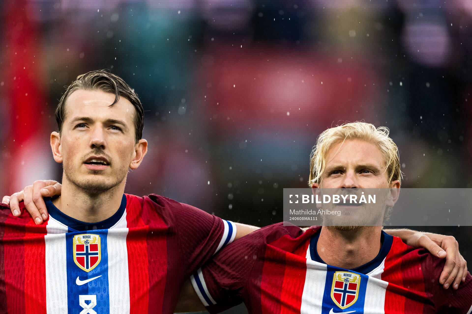 Sander Berge and Morten Thorsby of Norway