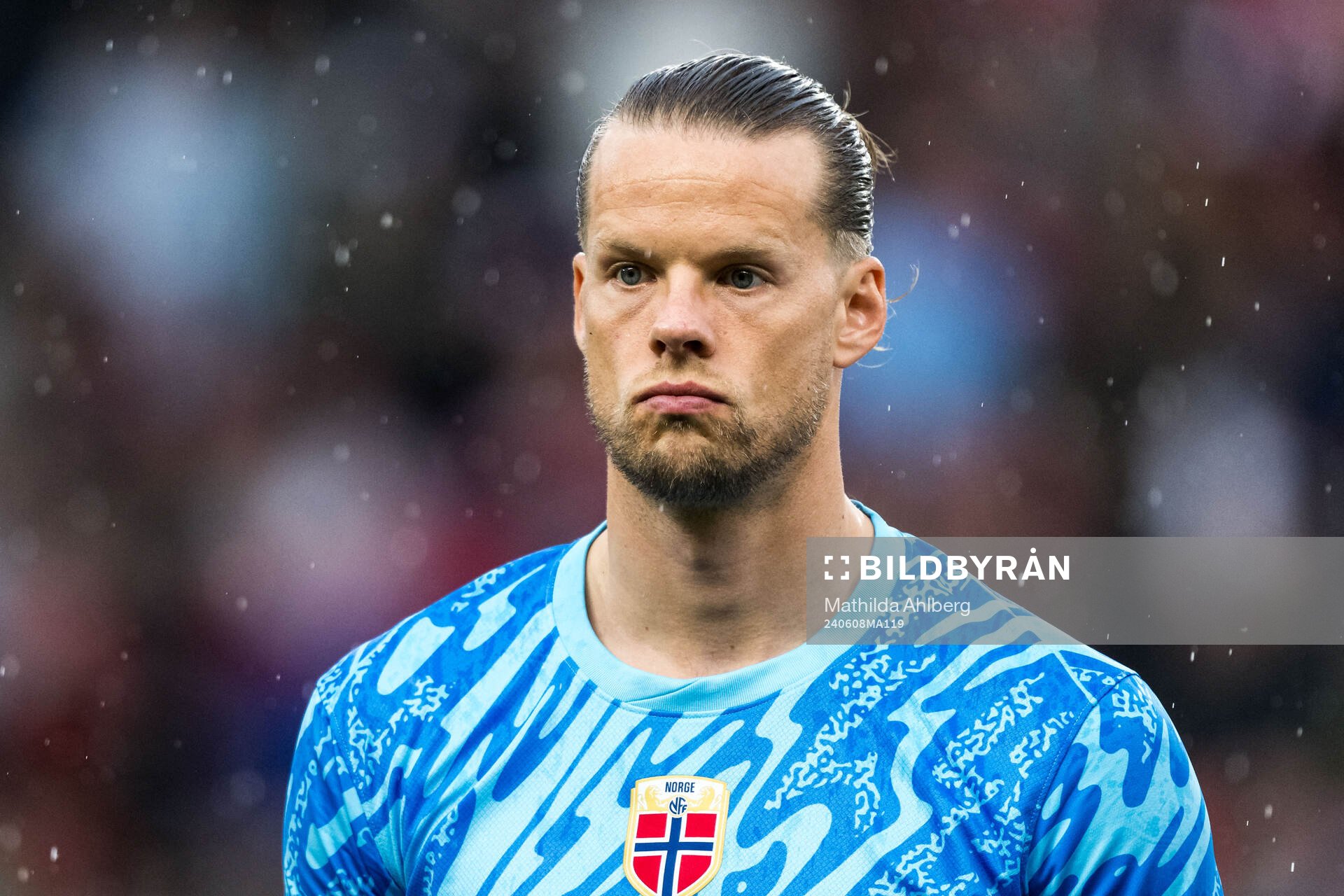 Goalkeeper Ørjan Håskjold Nyland of Norway