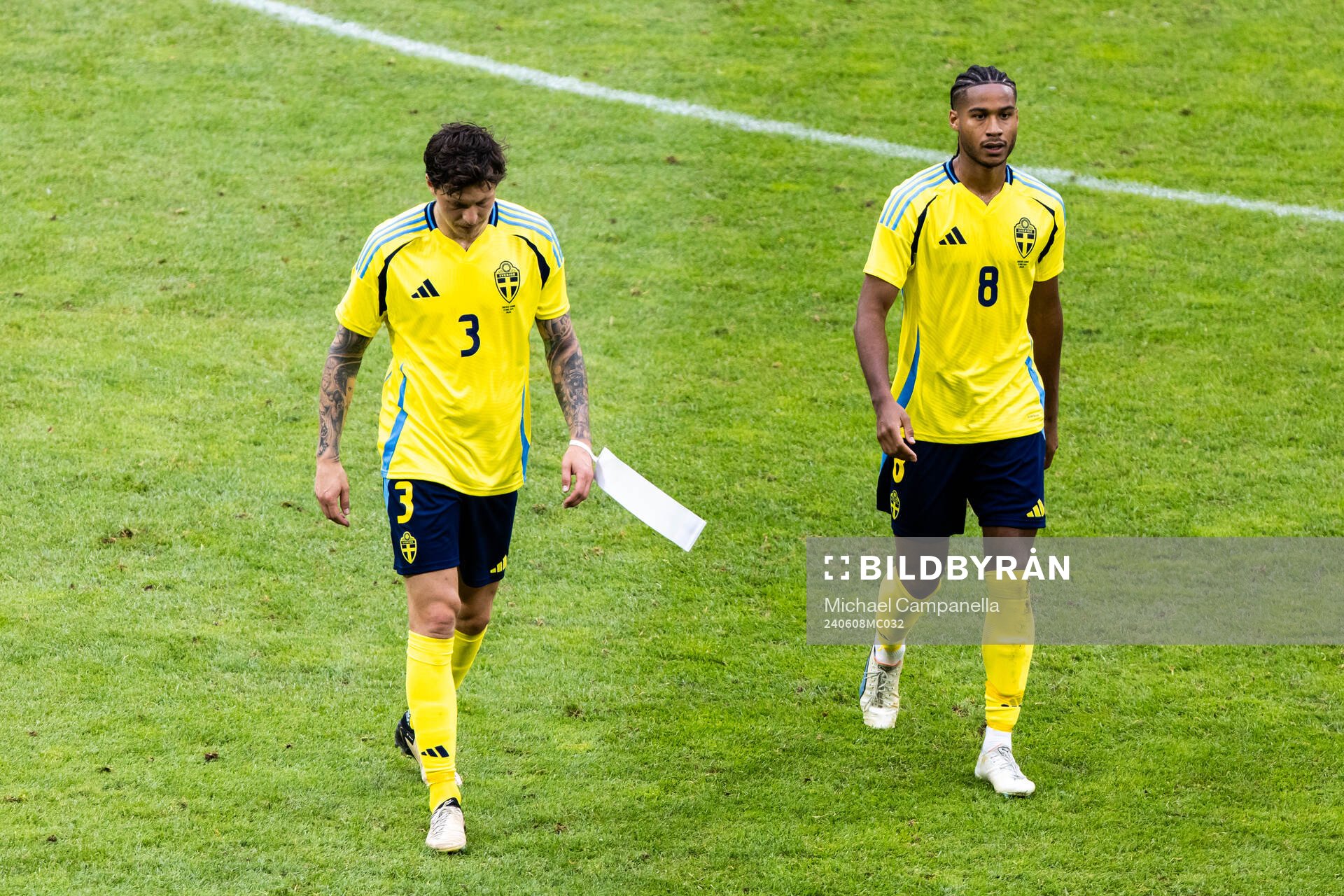 Victor Nilsson Lindelöf and Jens-Lys Michel Cajuste of