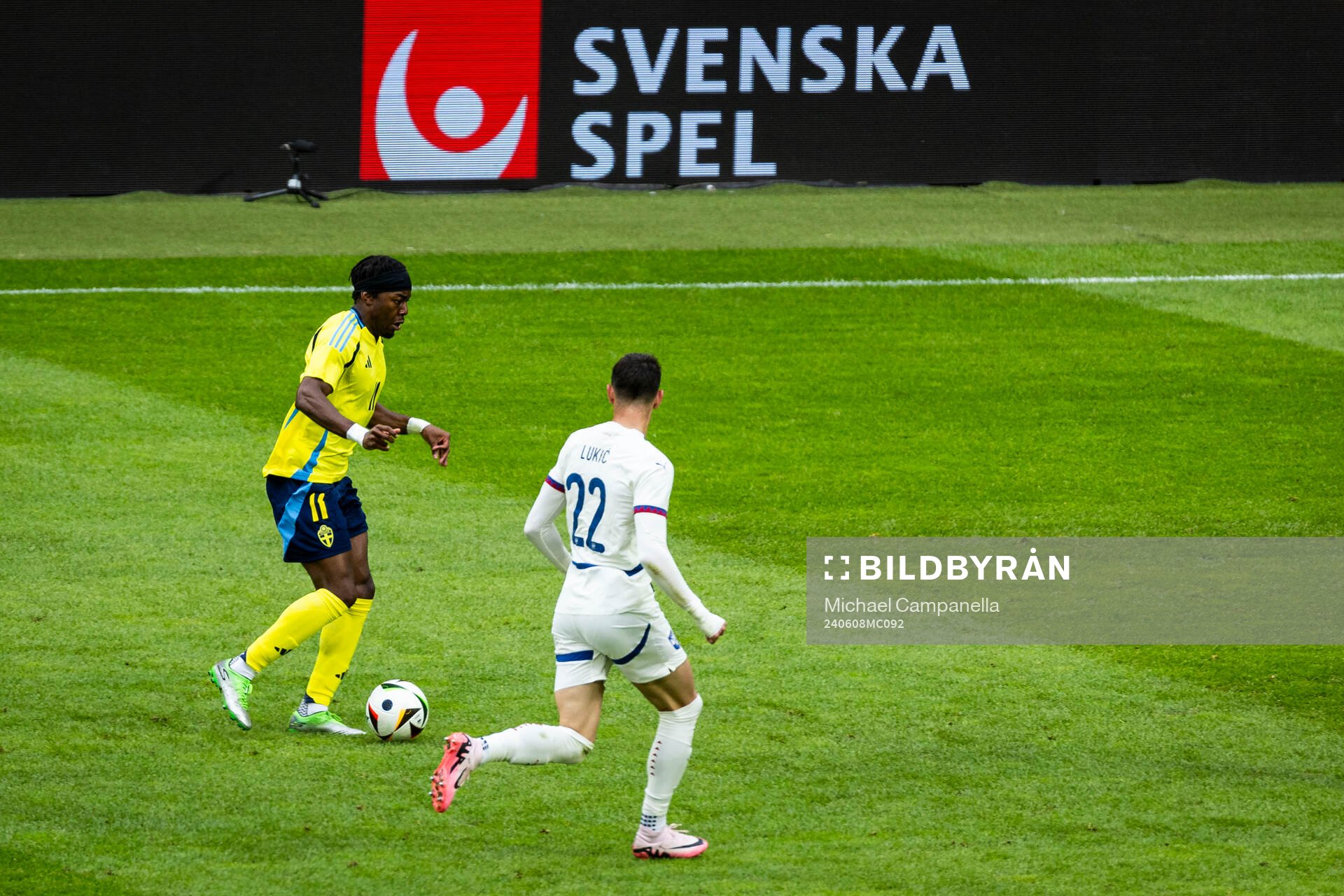 Anthony Elanga of Sweden