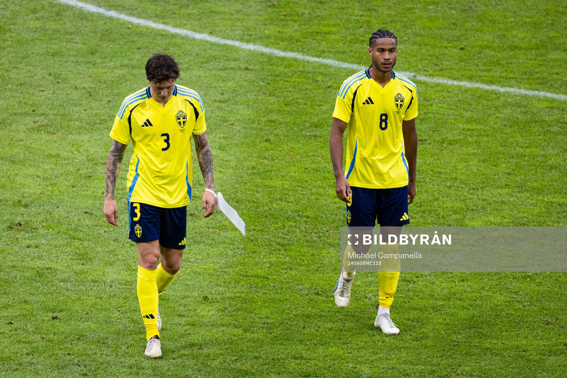Victor Nilsson Lindelöf and Jens-Lys Michel Cajuste of
