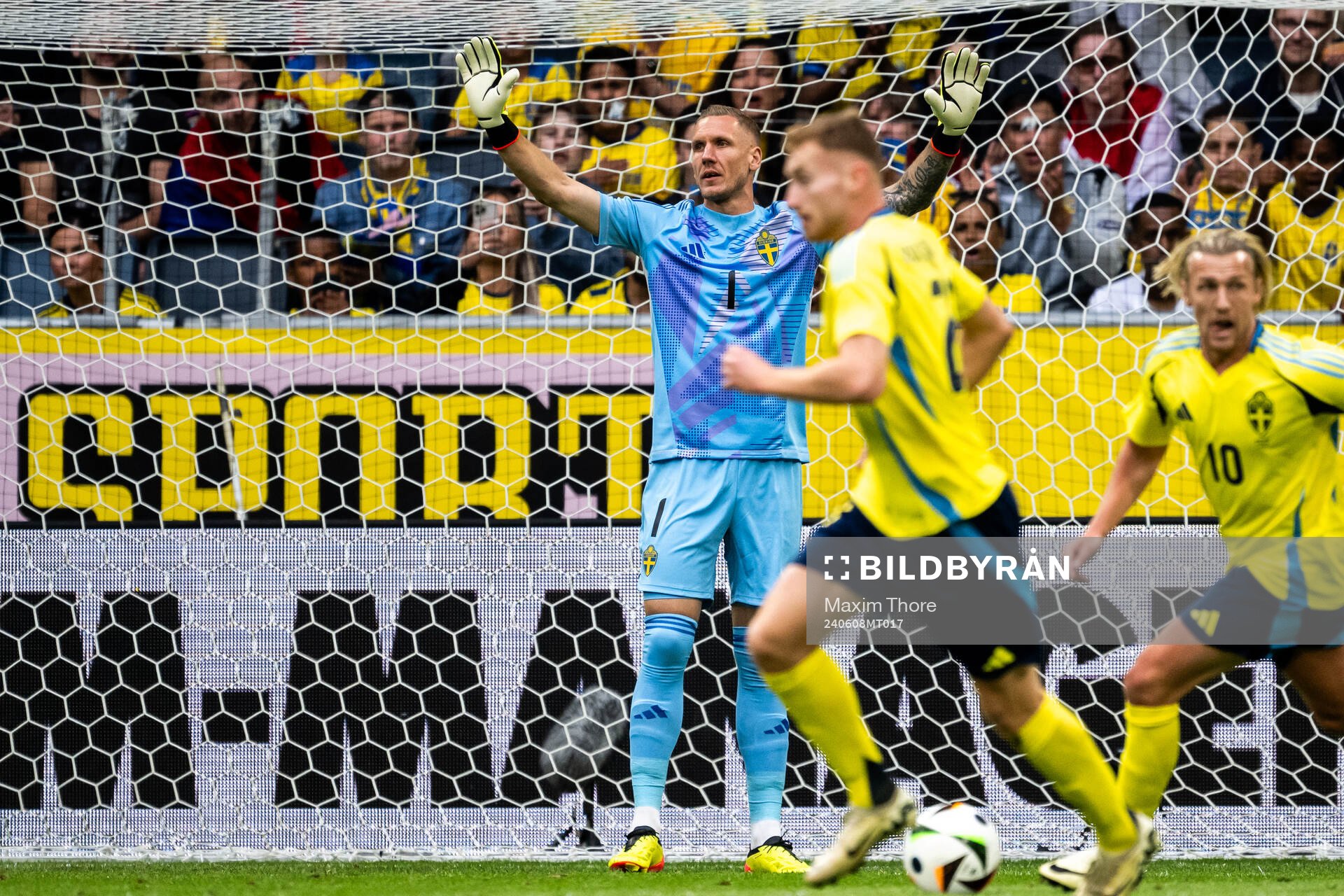 Robin Olsen of Sweden