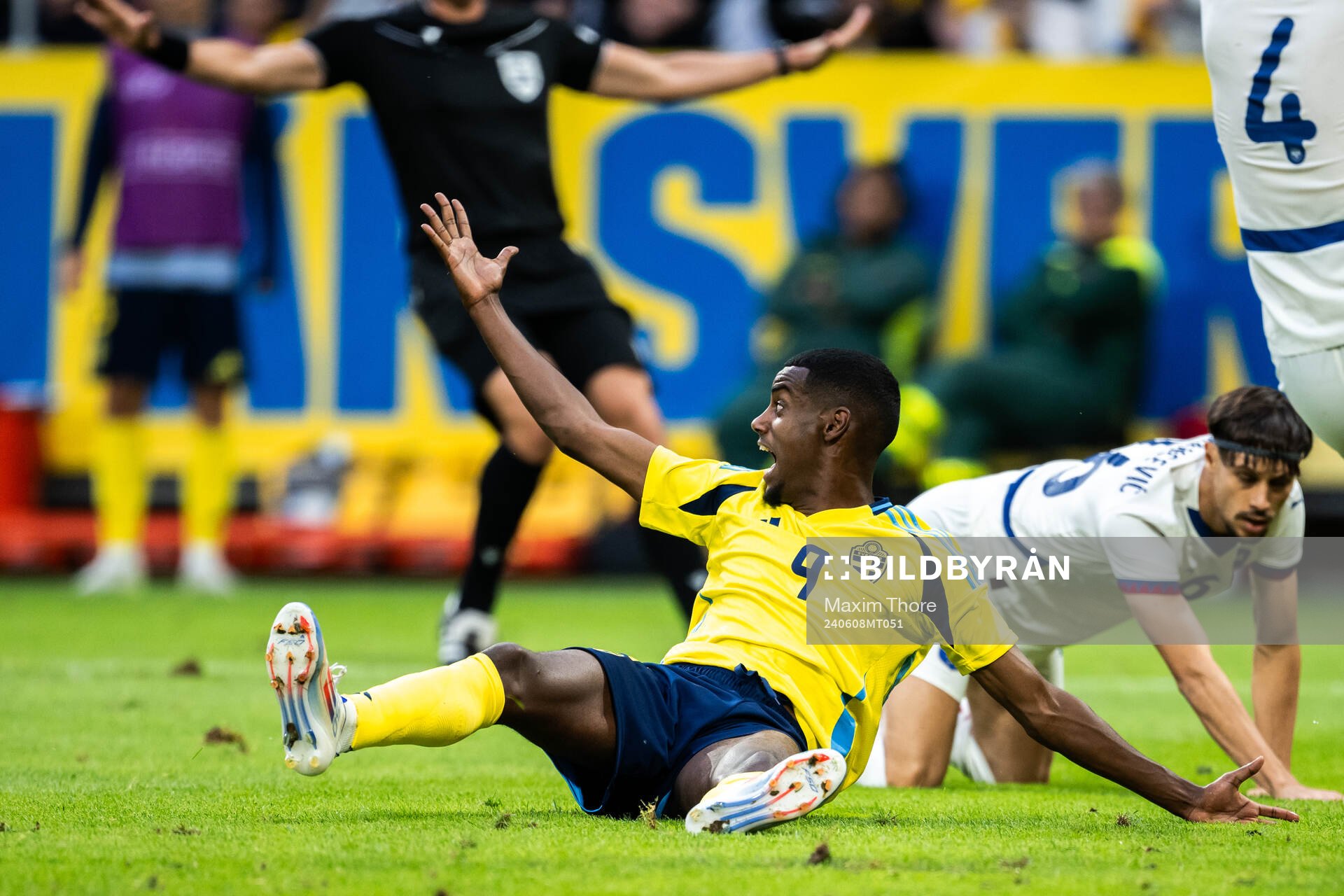 Alexander Isak of Sweden