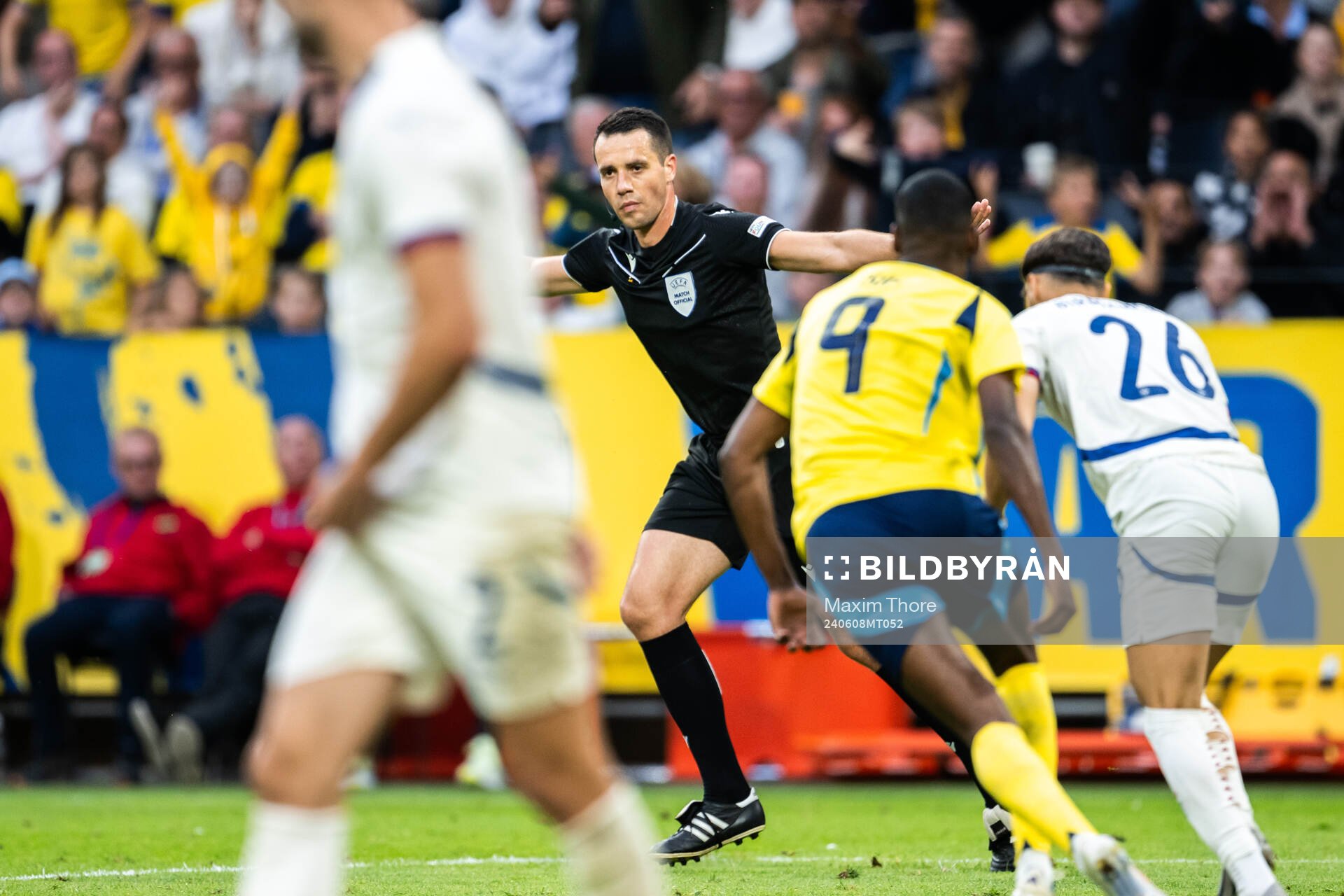 Referee Jaspar Vergoote