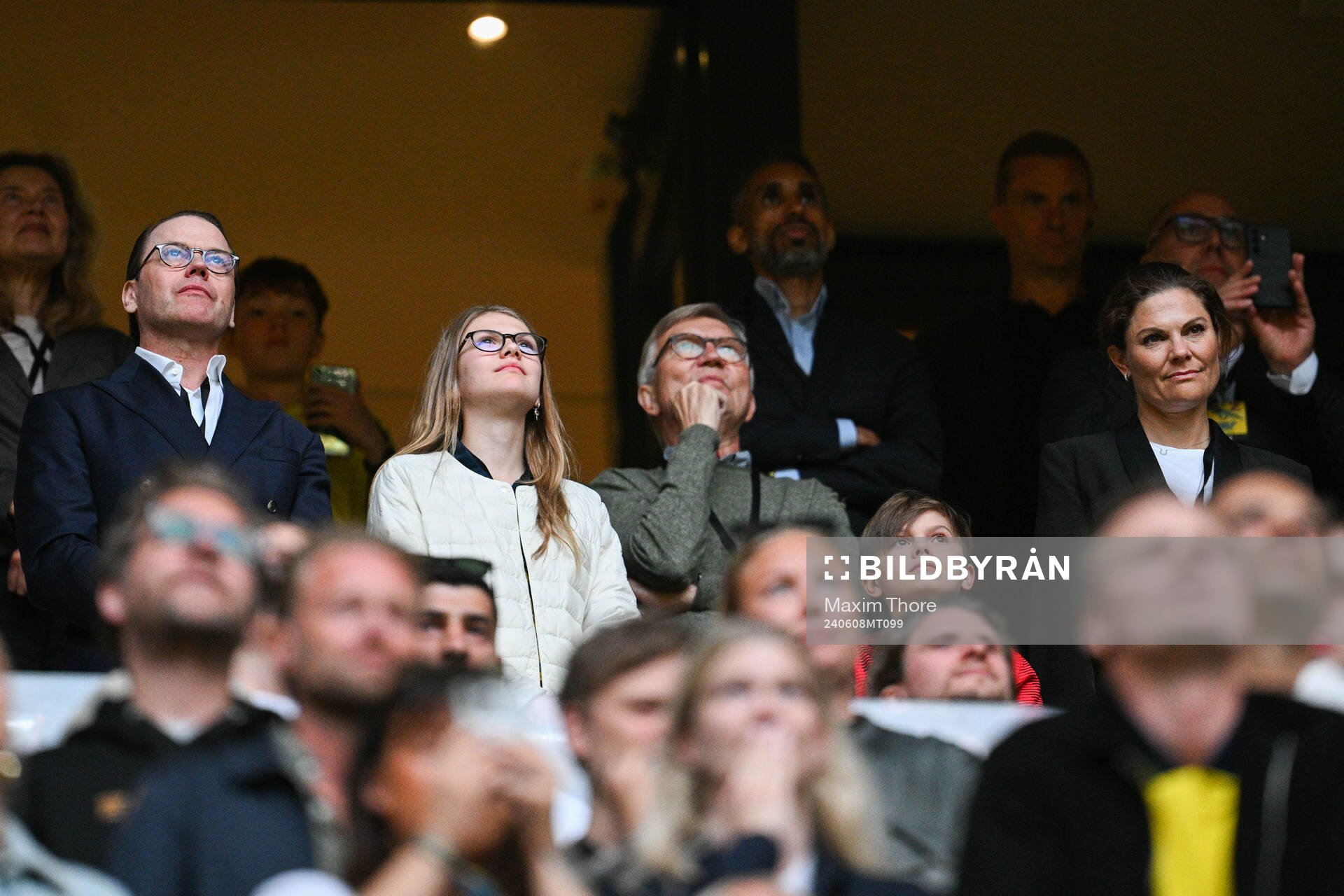Prince Daniel, princess Estelle, prince Oscar and Crown