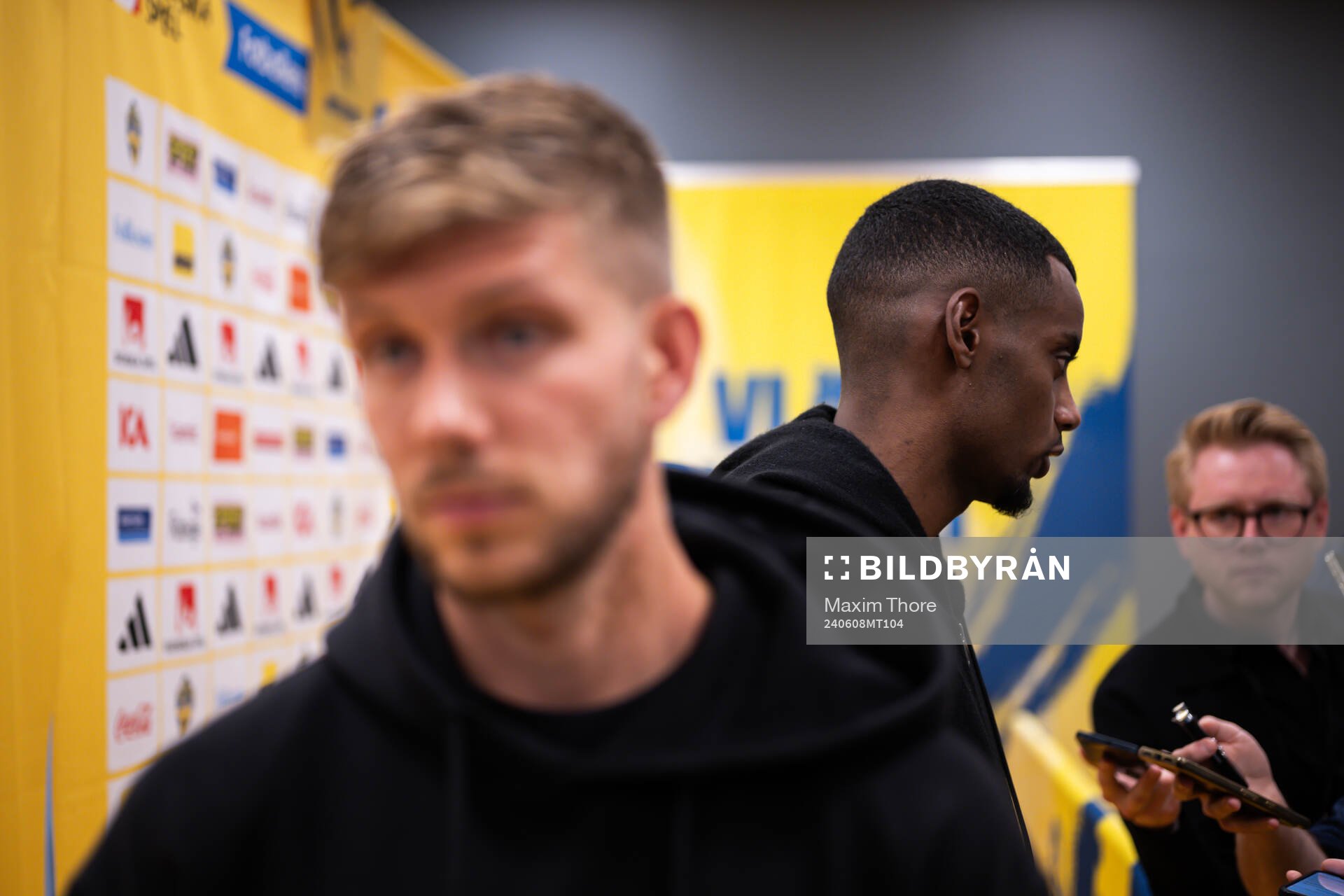 Anton Saletros and Alexander Isak