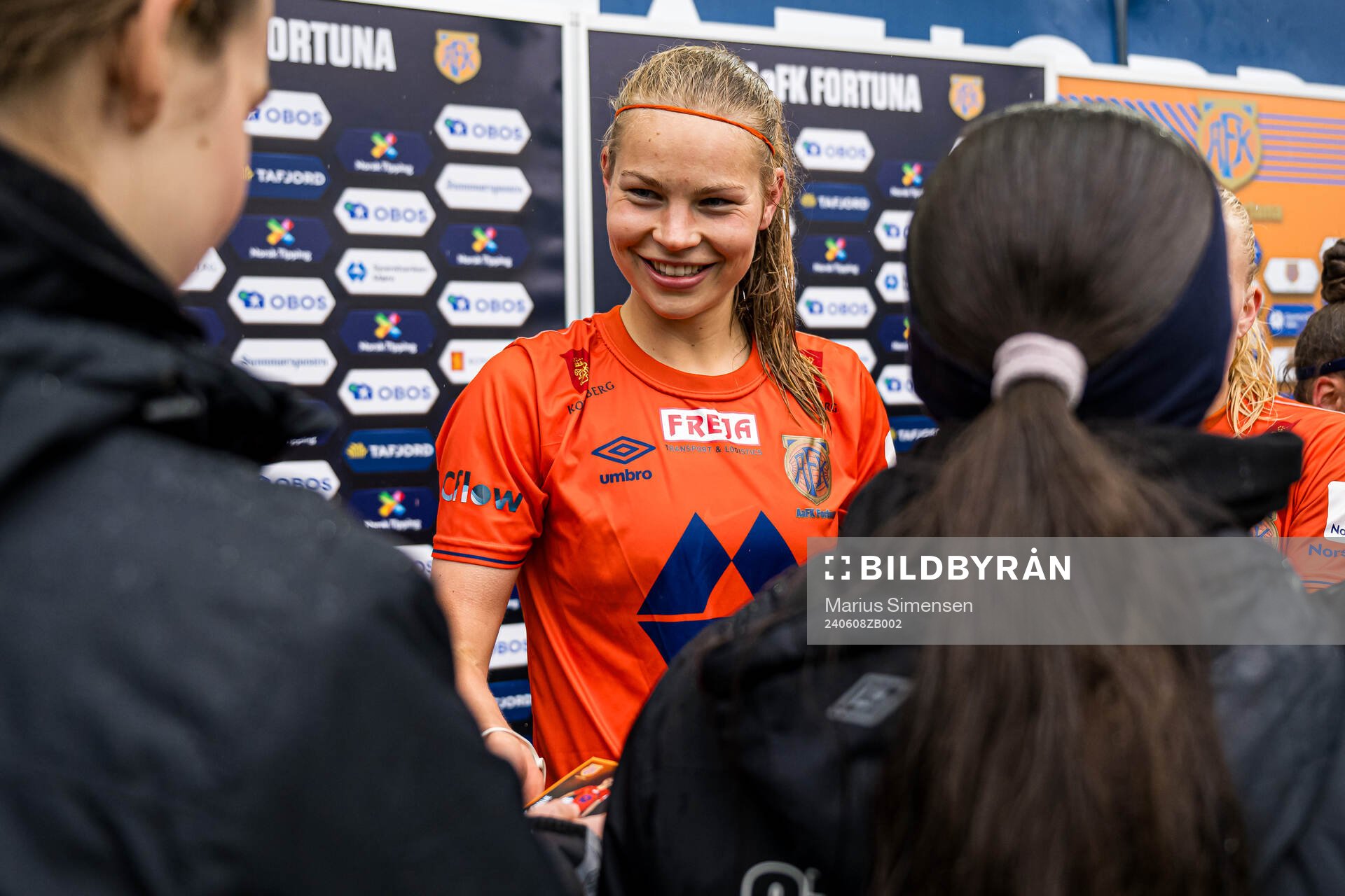 XXX Sofie Emilie Riis of AaFK Fortuna after the 1. division football match between AaFK Fortuna and Bodø/Glimt on June 8, 2024 in Ålesund.