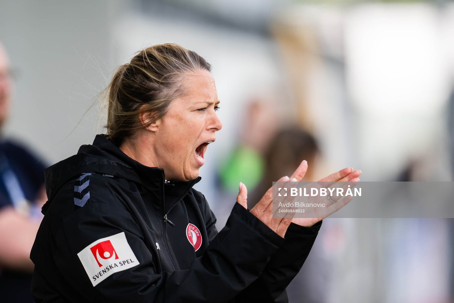 Kristianstads tränare Johanna Almgren