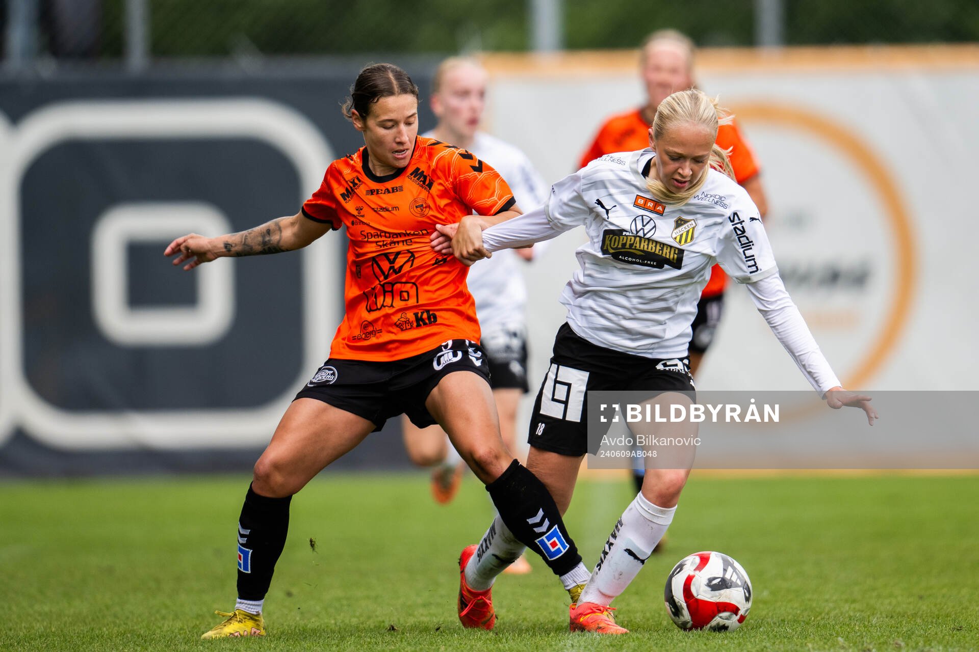 Kristianstads Tabitha Michelle Tindell och Häckens Lisa