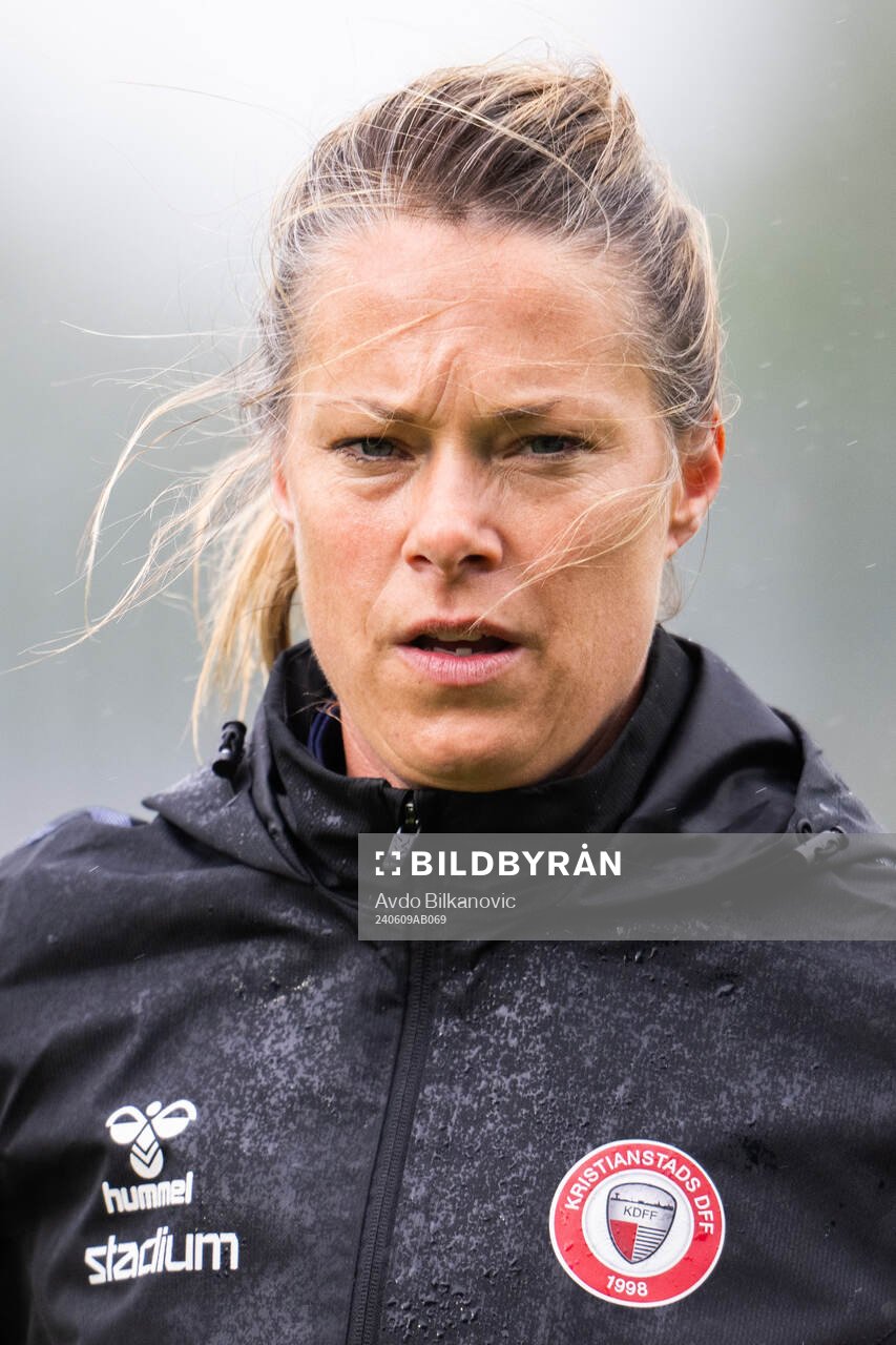 Kristianstads tränare Johanna Almgren