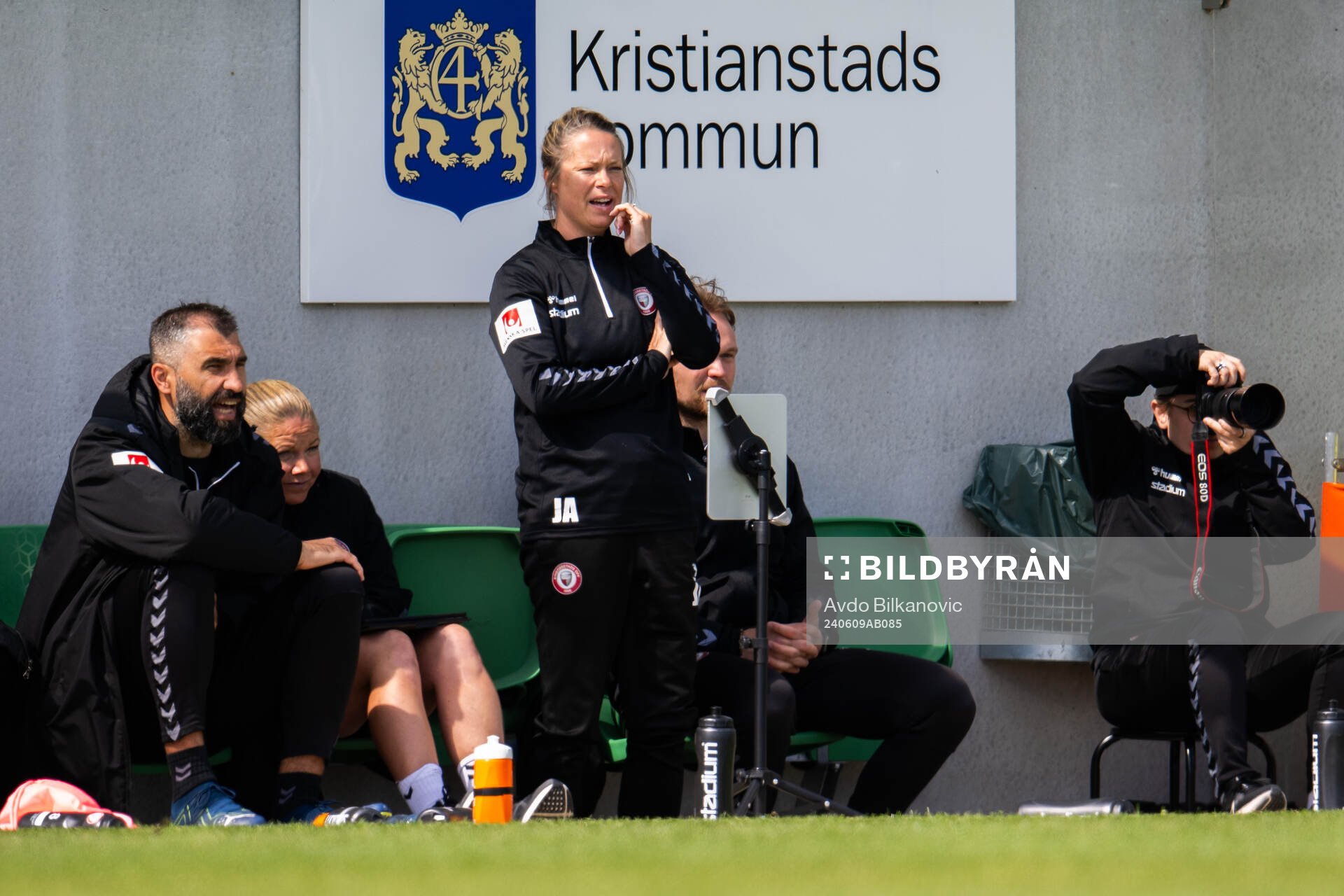 Kristianstads tränare Johanna Almgren