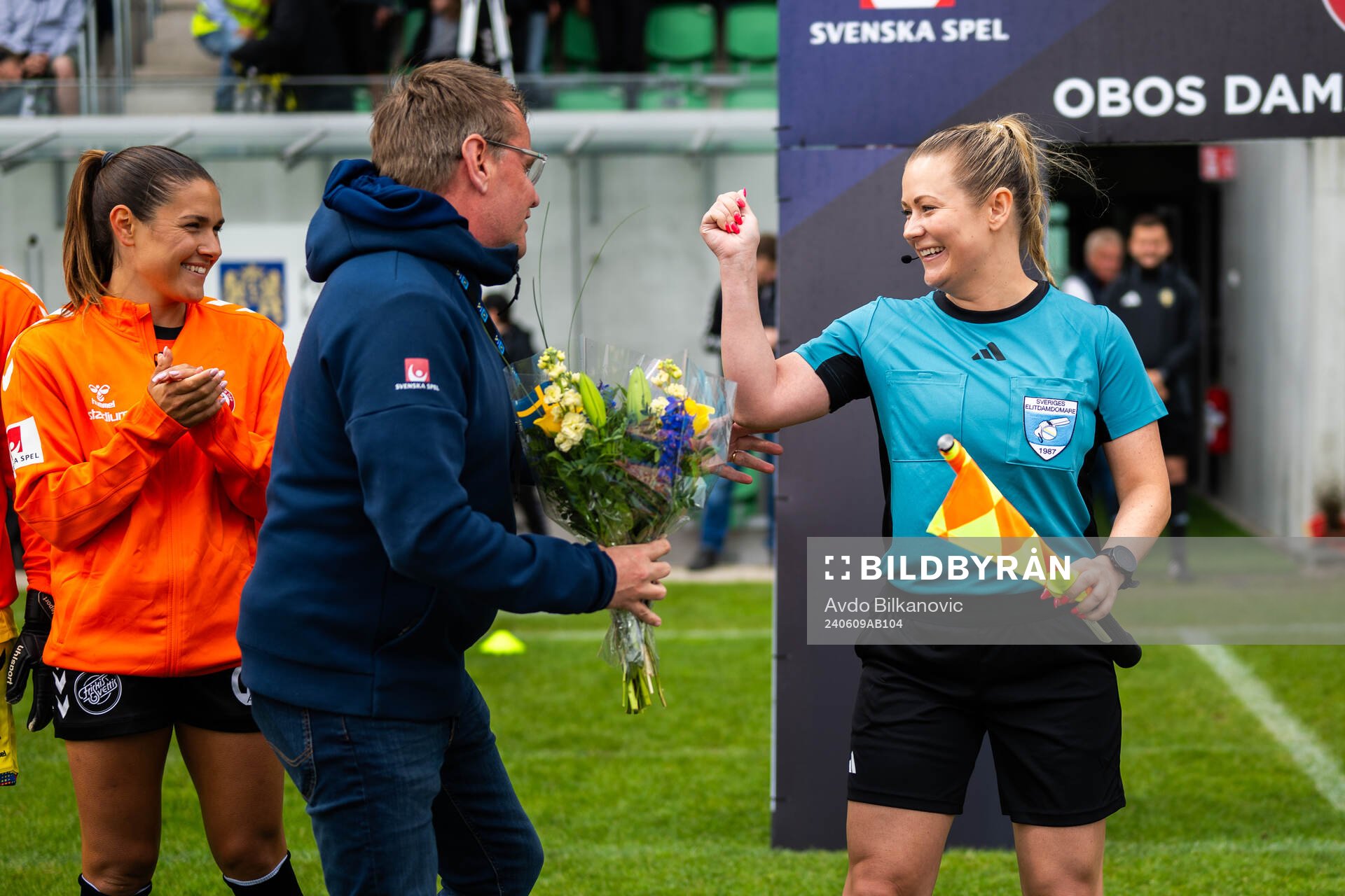 Assisterande domare Laura Rapp blev hyllad
