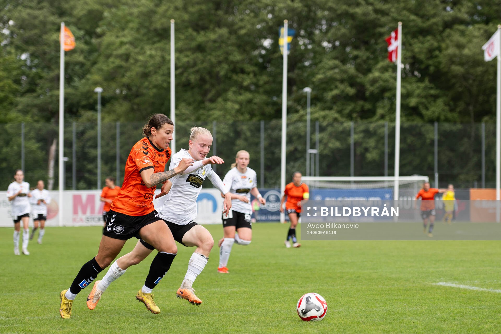 Kristianstads Tabitha Michelle Tindell och Häckens Anna
